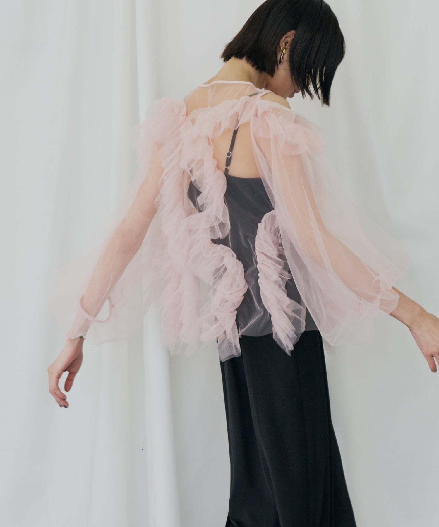 ZIGZAG TULLE DRESS