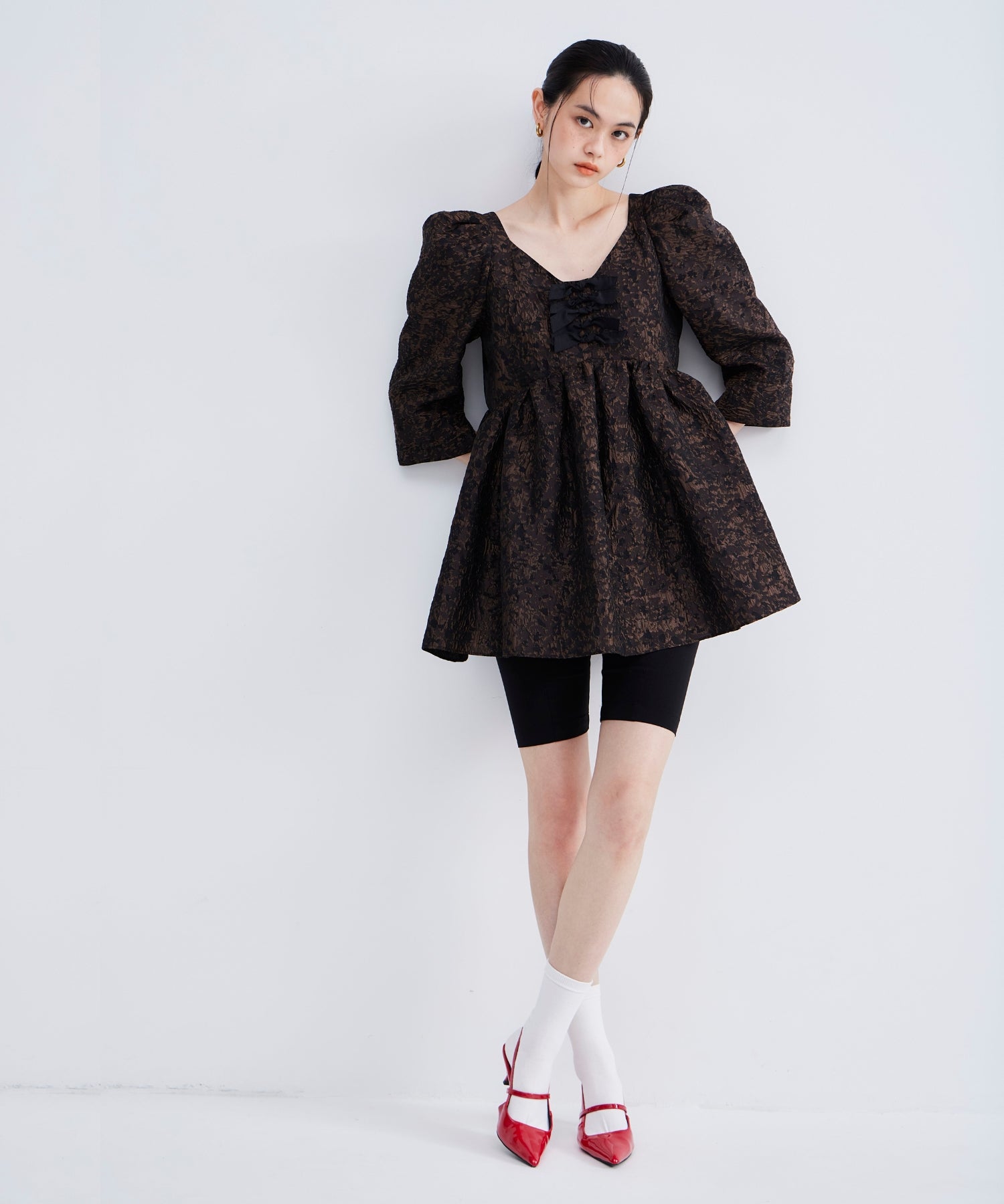 EDGE RIBBON SETUP DRESS