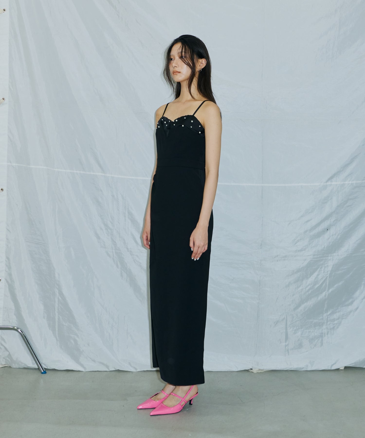 DROPPED PEARL DRESS