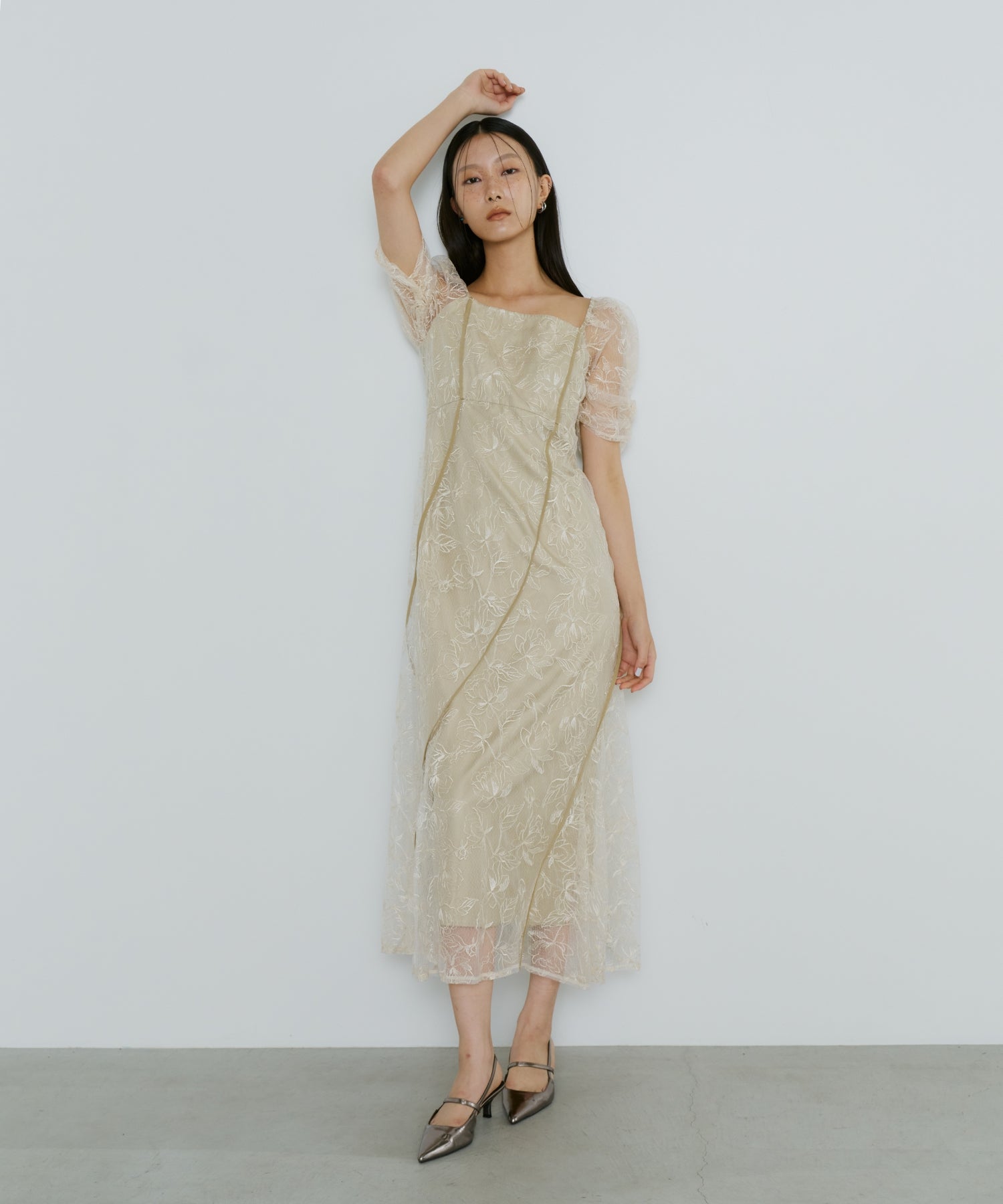 WAVE PIPING FRARE DRESS