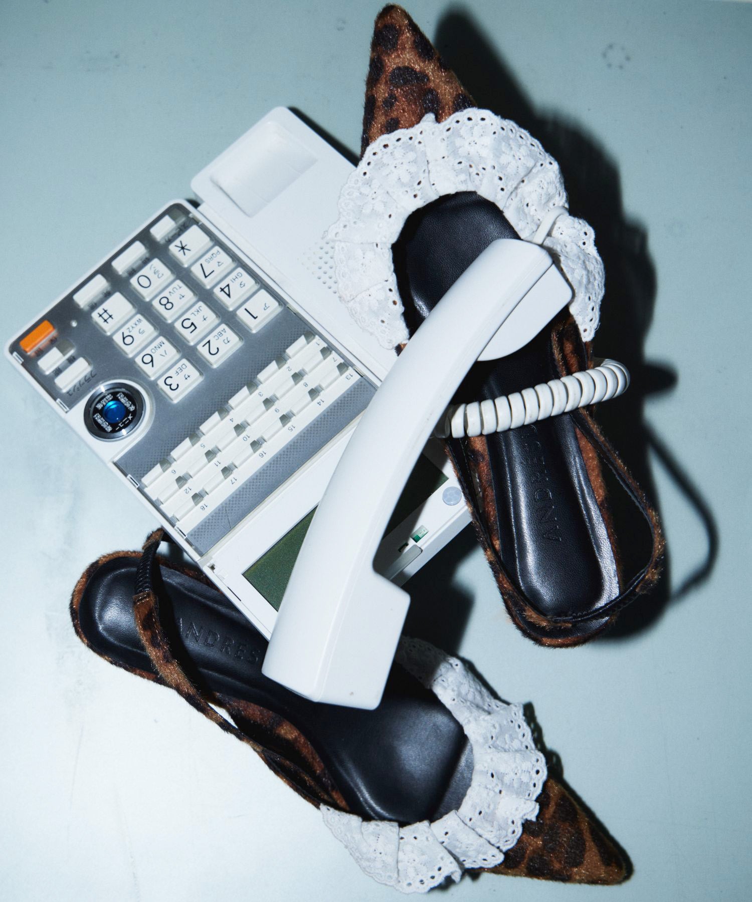 FRILL EDGE SHOES ブラウン コンセプト物撮り画像