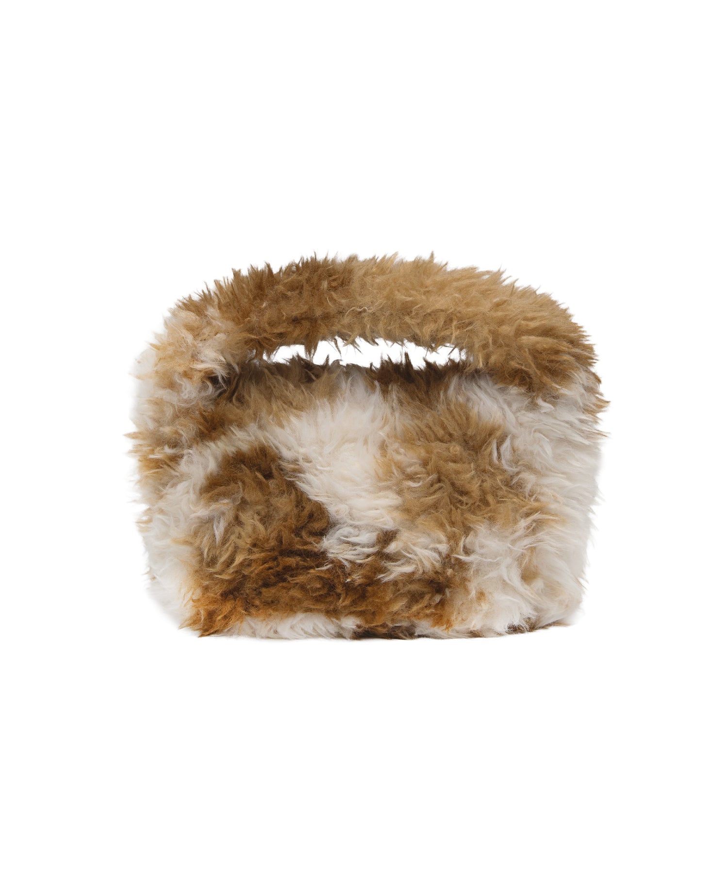 PERRO FUR BAG ブラウン 背面物撮り画像