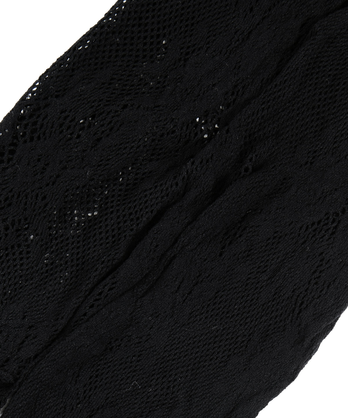 BLOOM PATTERN TIGHTS ブラック 素材アップ画像