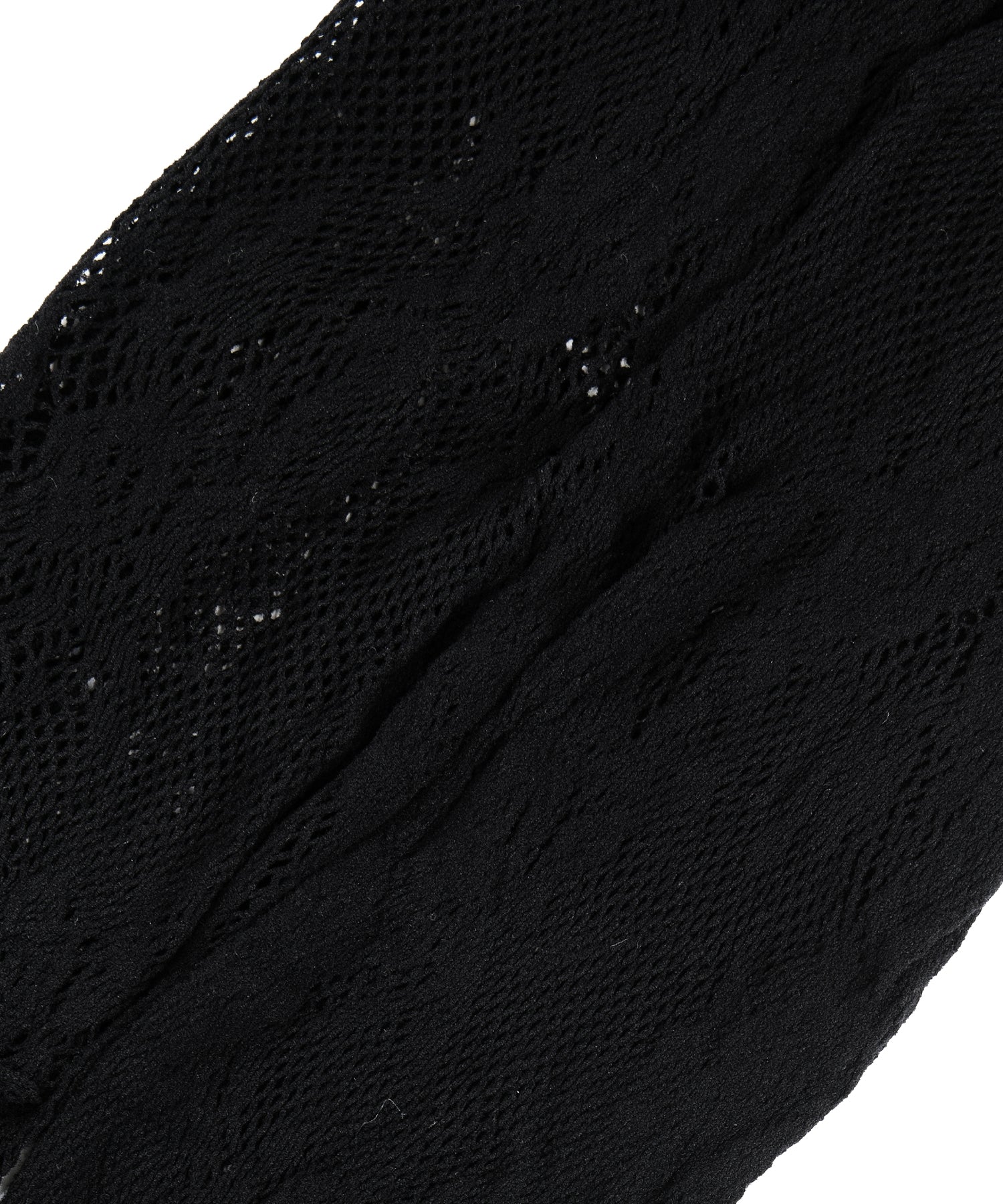 BLOOM PATTERN TIGHTS ブラック 素材アップ画像