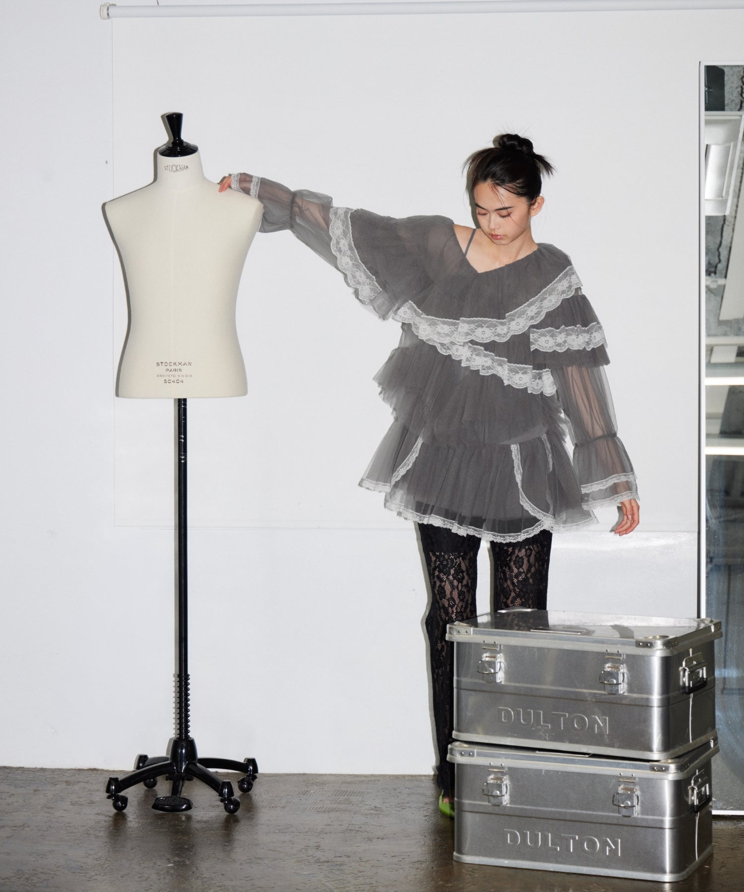 RUFFLE TULLE TOPS & MINI DRESS