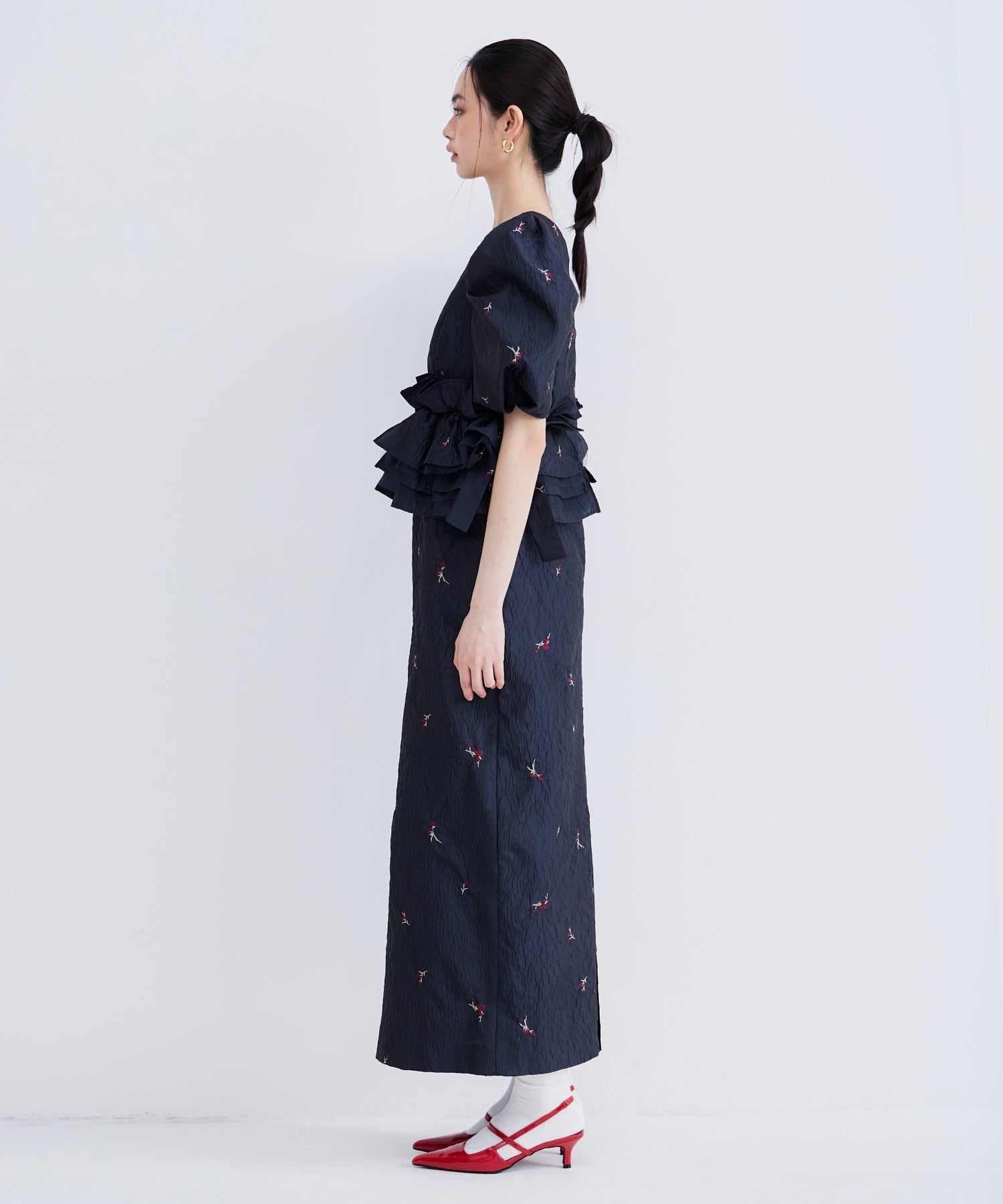 【POPUP】BLOSSOM FRILL DRESS