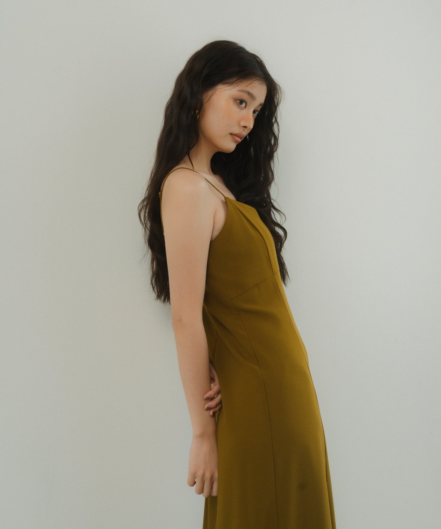 PLEATS TULLE DRESS