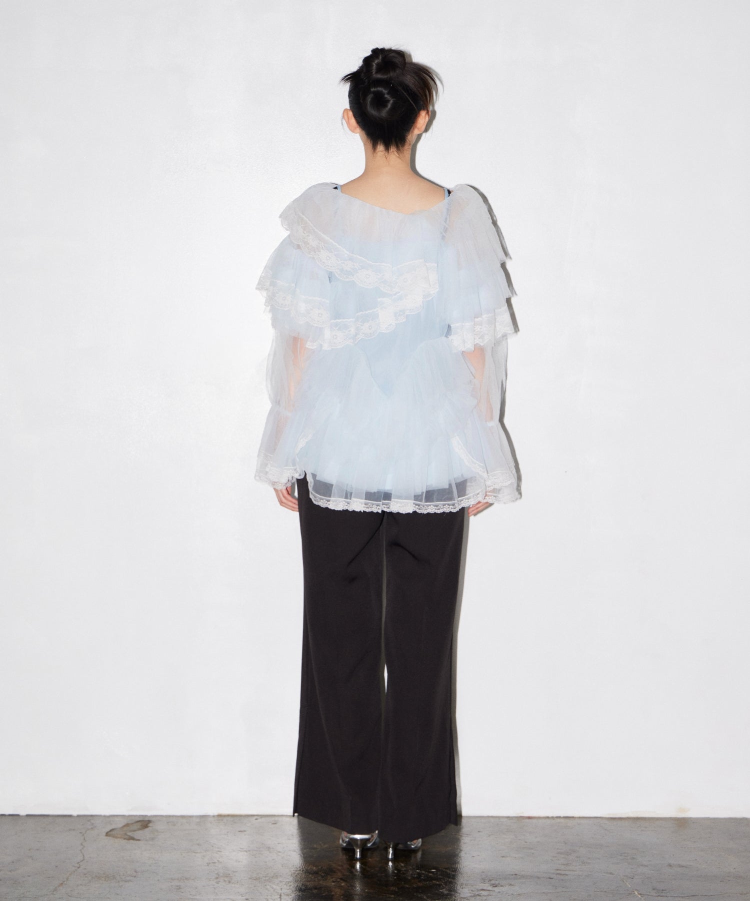 RUFFLE TULLE TOPS & MINI DRESS