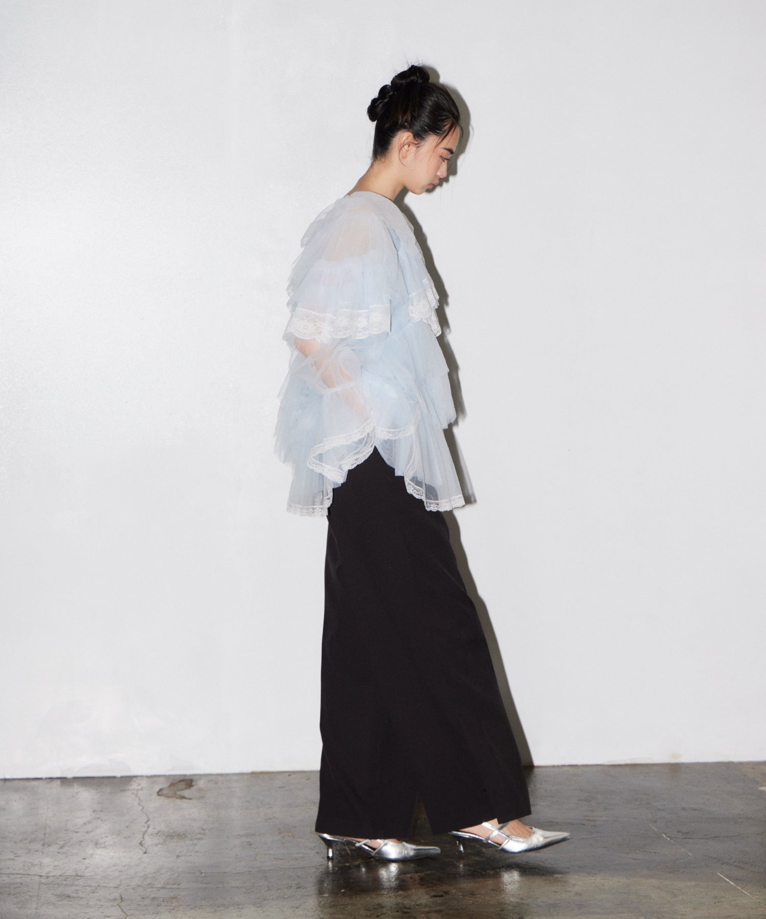 RUFFLE TULLE TOPS & MINI DRESS