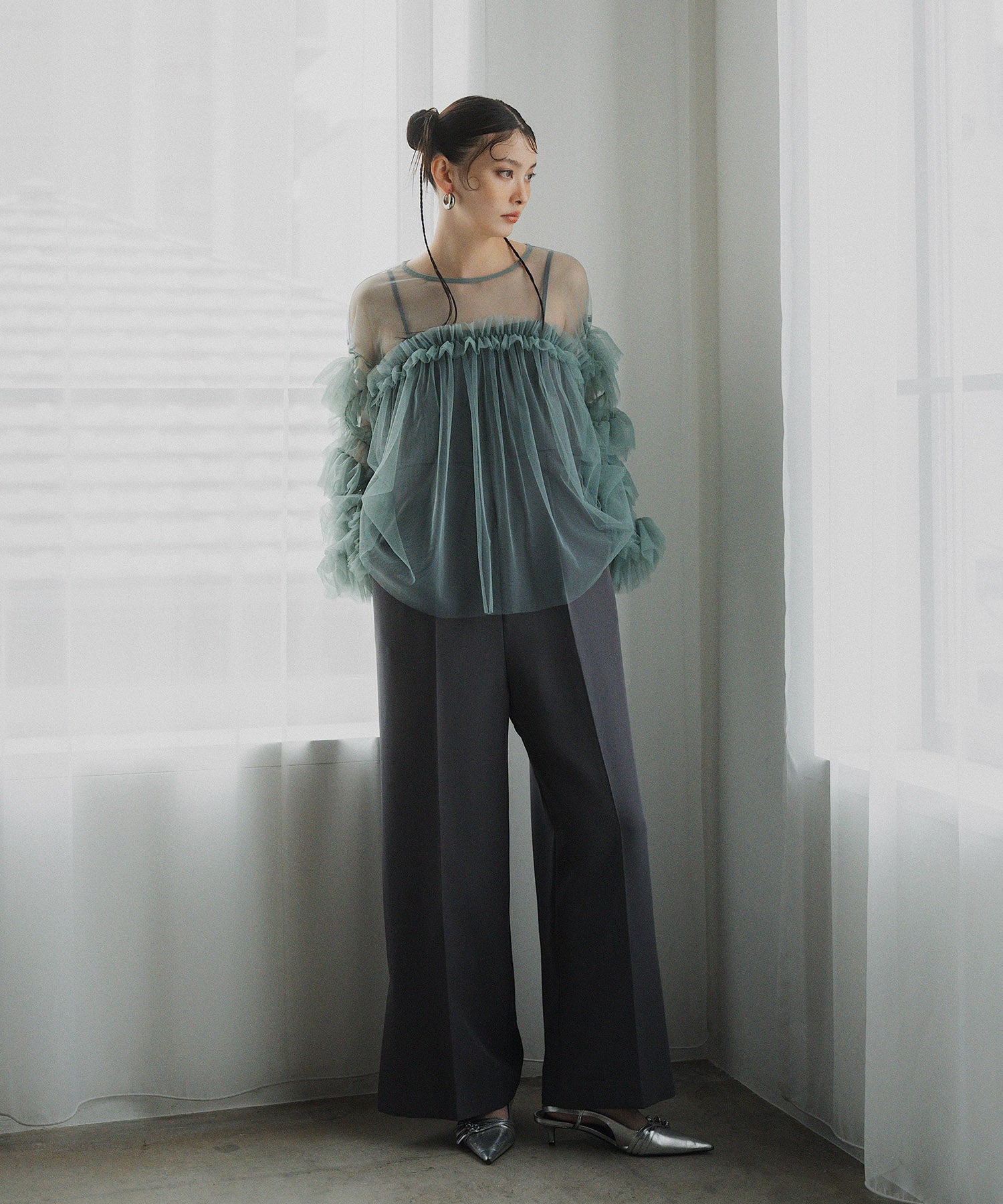 DECORATIVE TULLE TOPS
