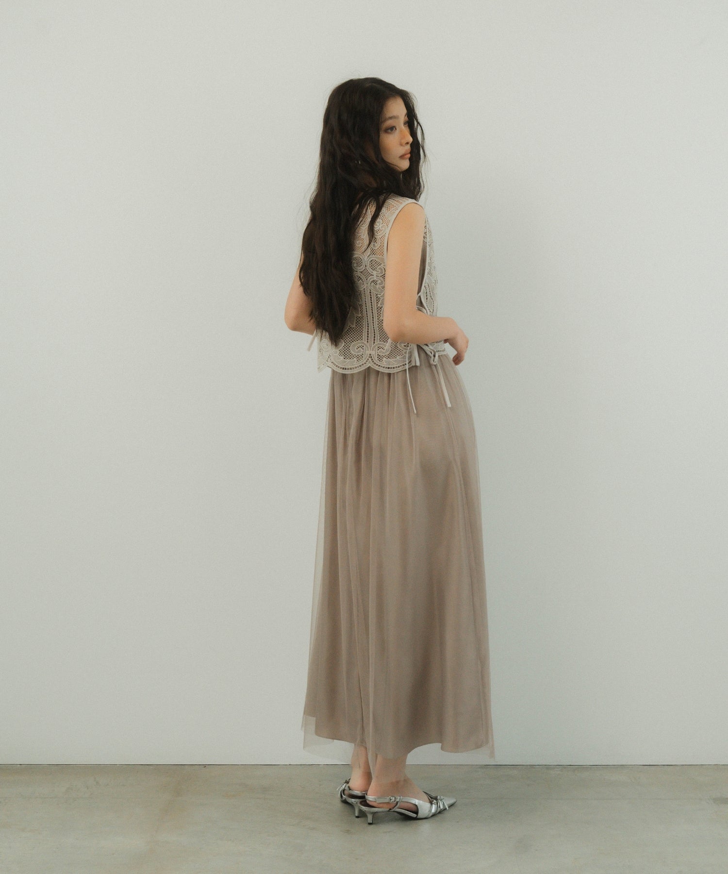 TULLE LAYERED DRESS