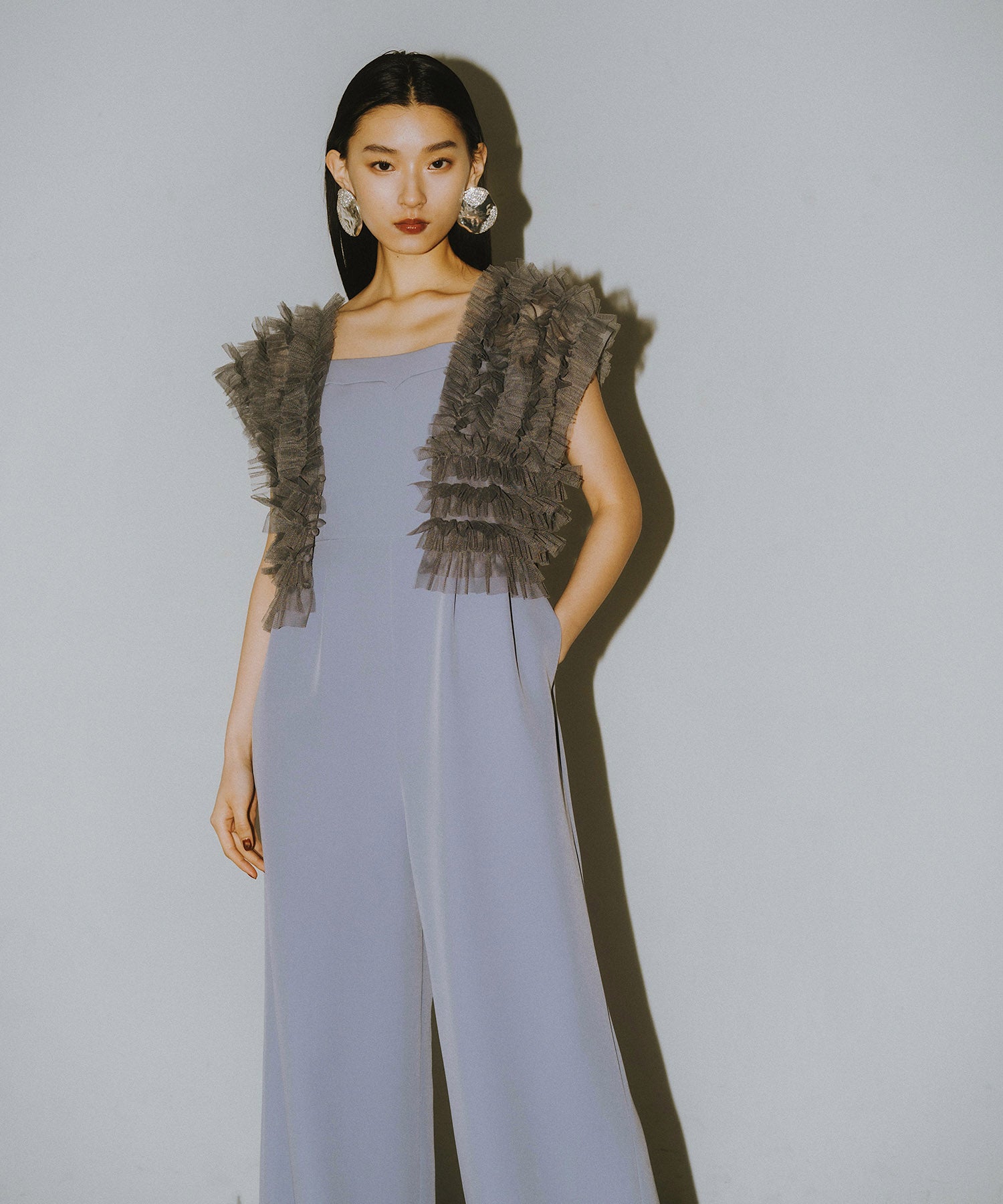 TULLE VEST ALL IN ONE DRESS