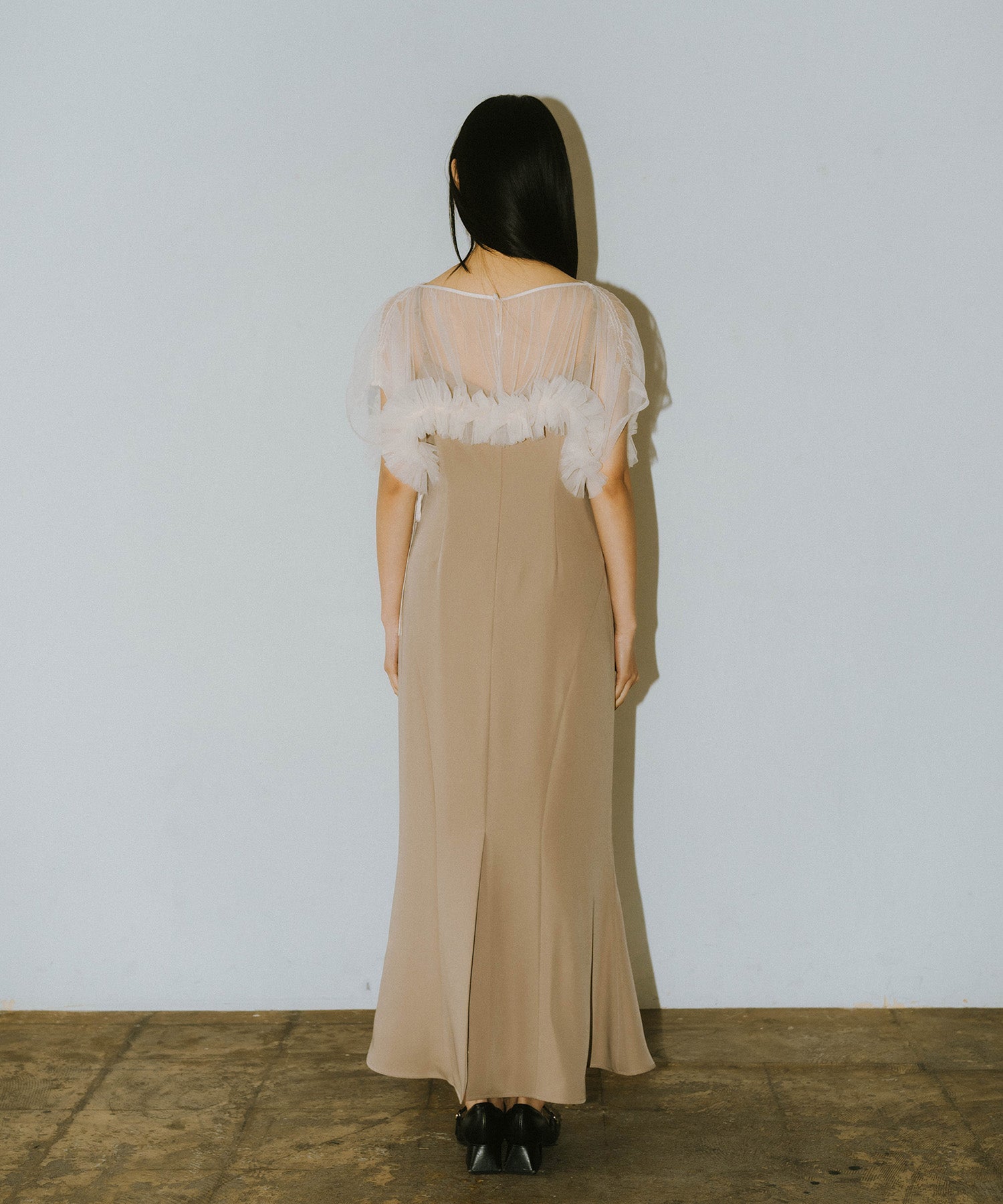 VOLUME SOFT TULLE DRESS