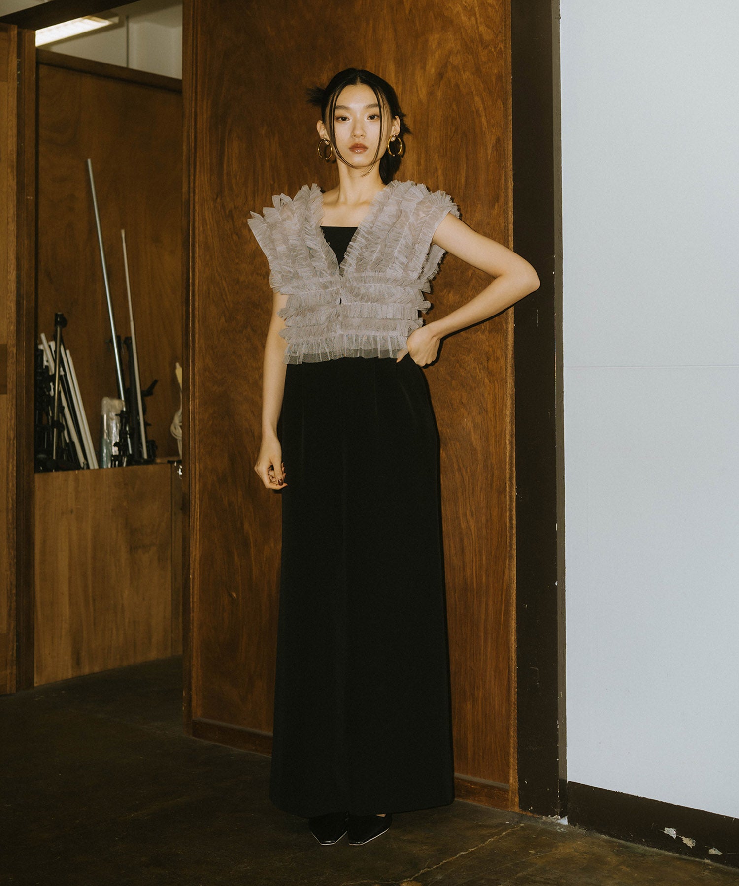 TULLE VEST ALL IN ONE DRESS