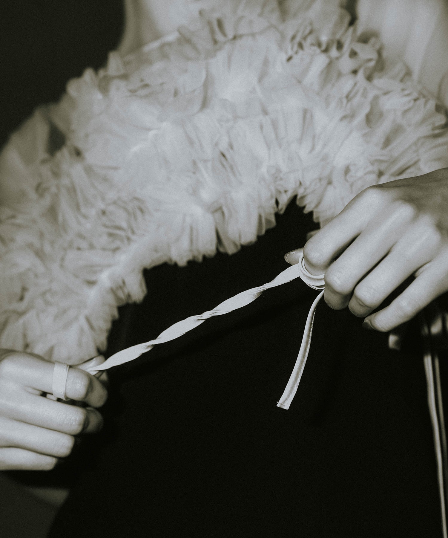 VOLUME SOFT TULLE DRESS