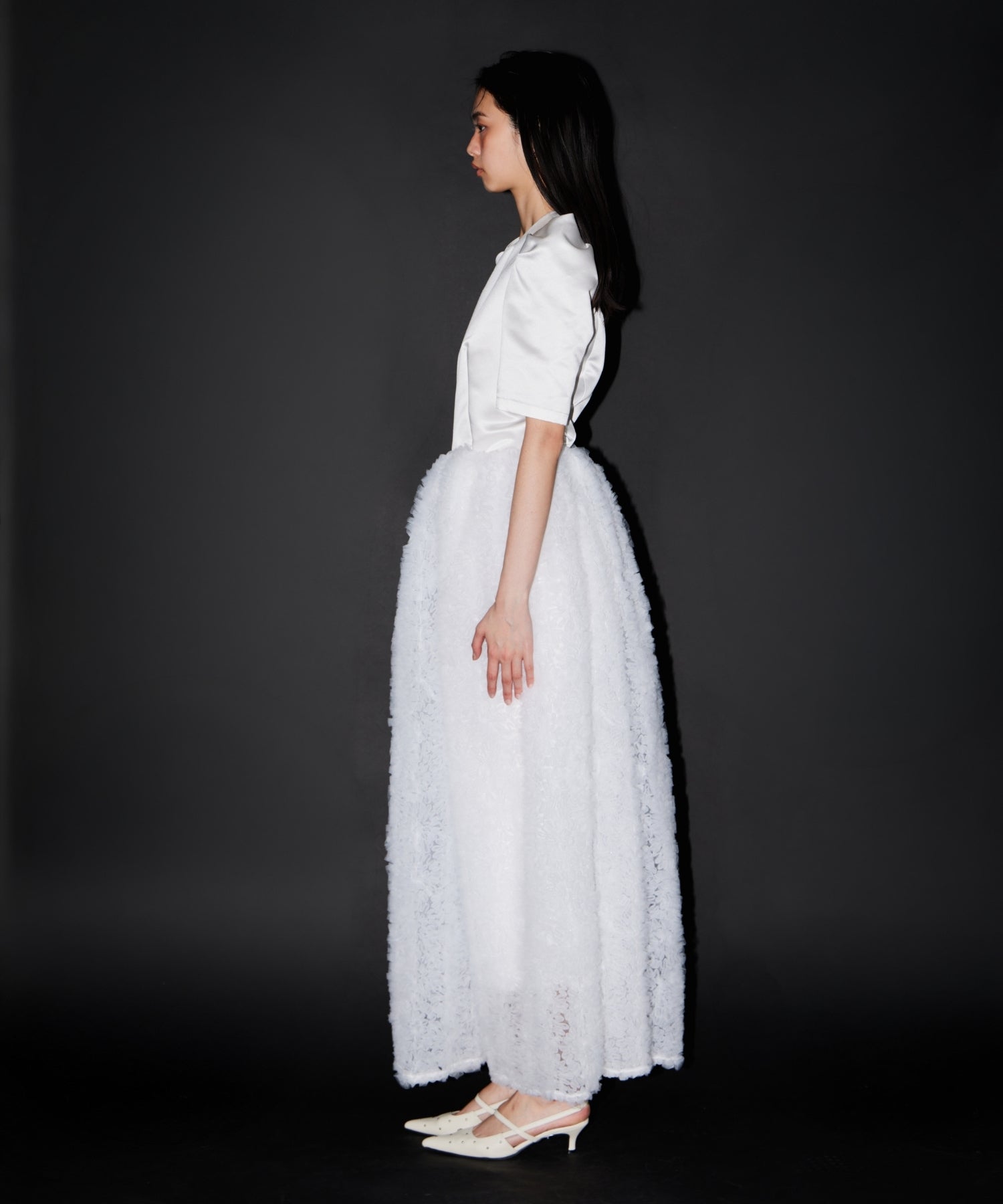 MOCOMOCO SET UP HALF SLEEVE DRESS