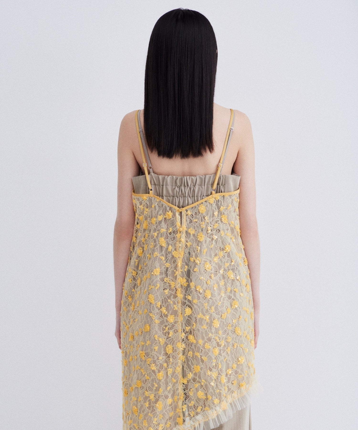 【POPUP】FLOWER SPANGLE CAMI DRESS
