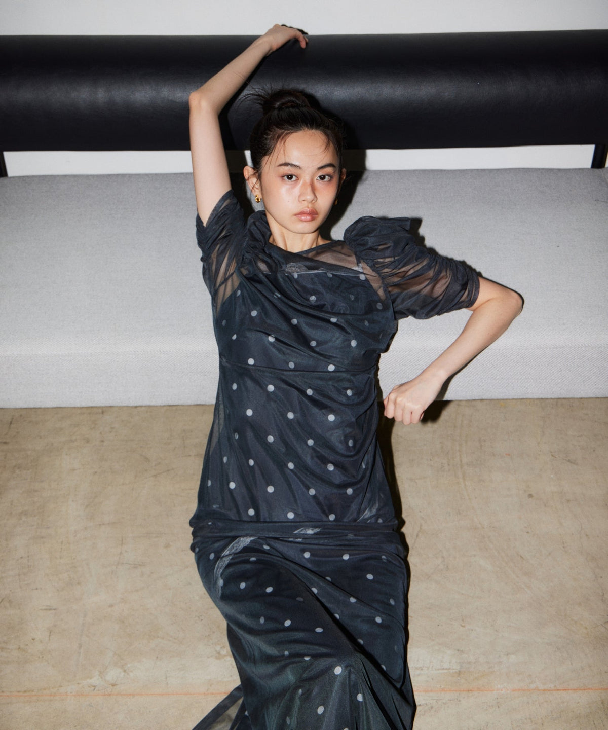 【POPUP】DOT LAYERED DRESS