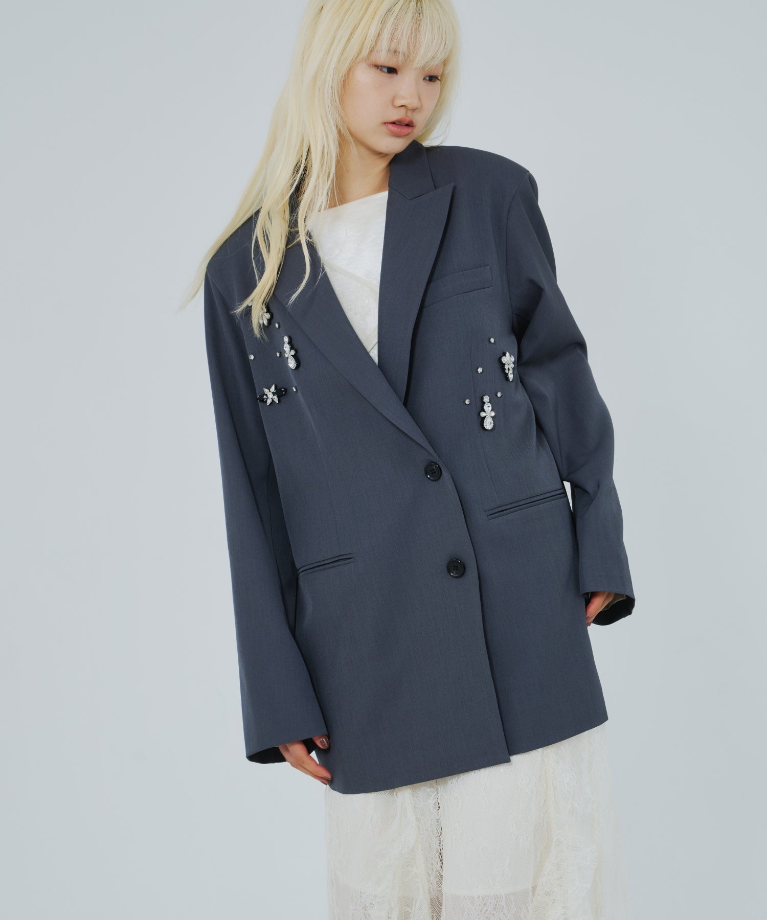 JEWELS SHINE BOXY JACKET