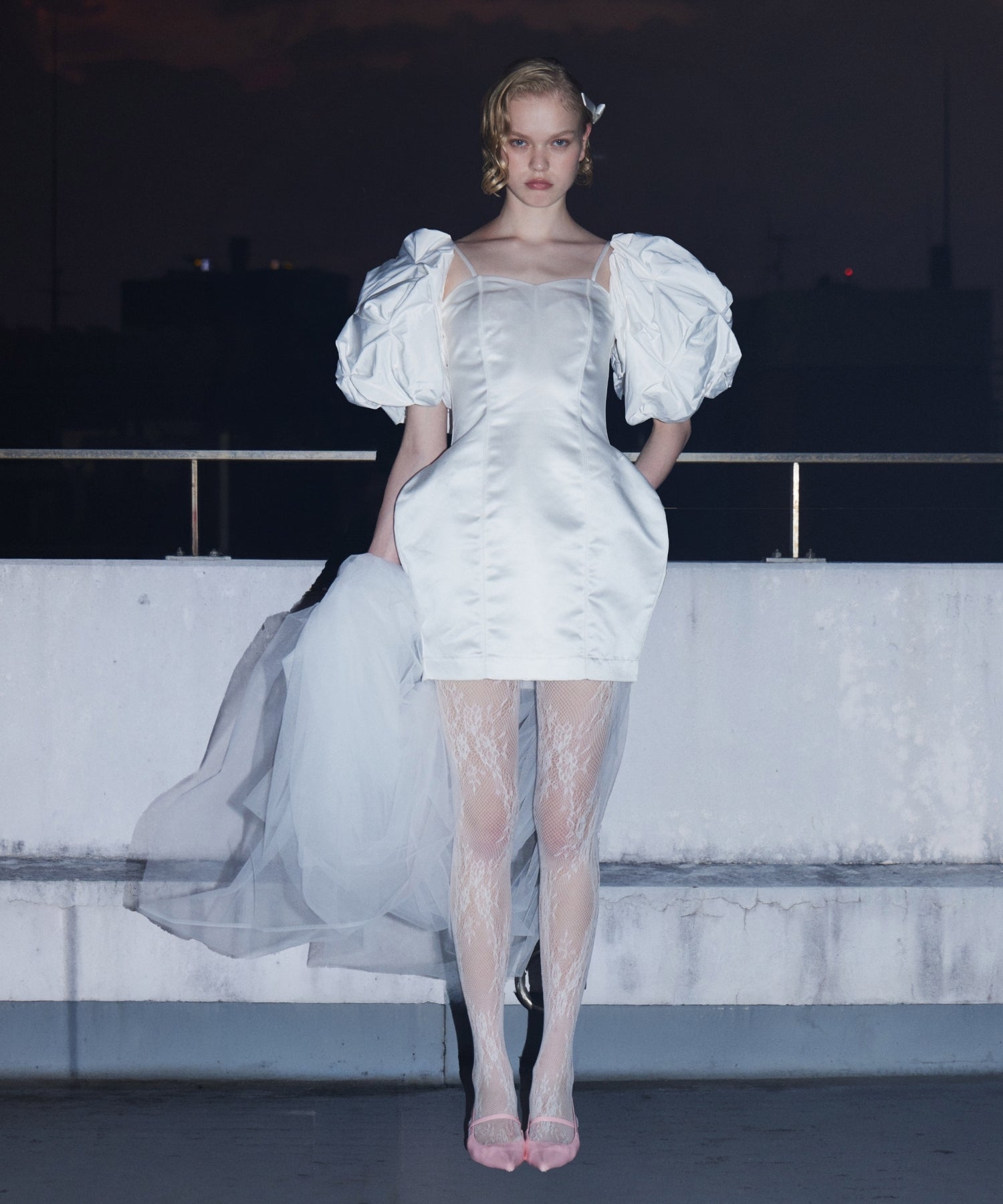 BLISS DRESS ホワイト 正面全身