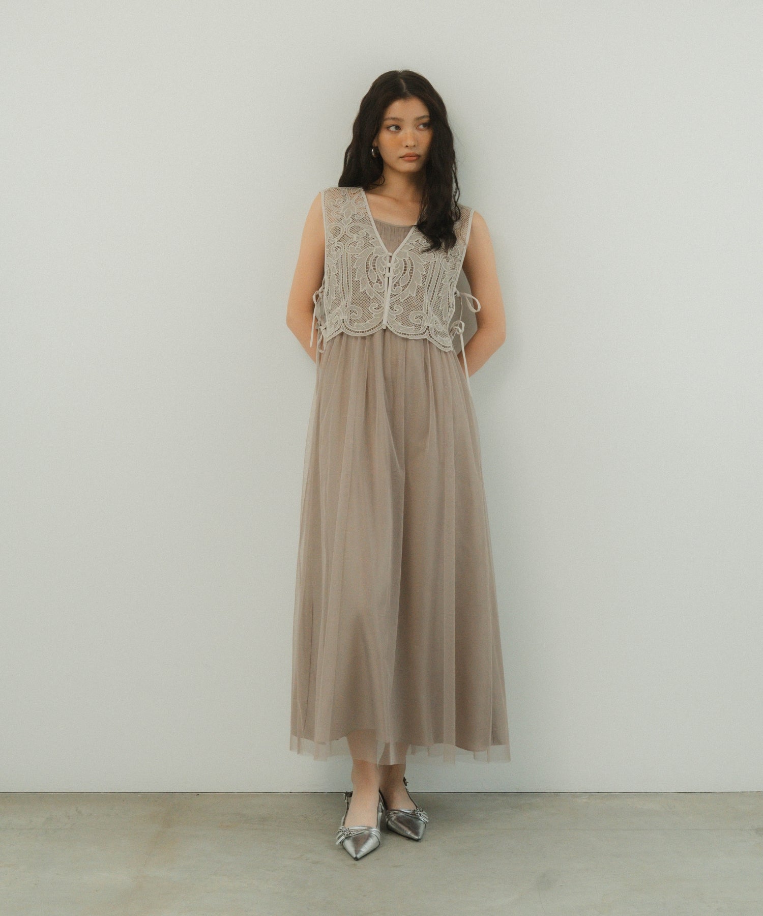 TULLE LAYERED DRESS