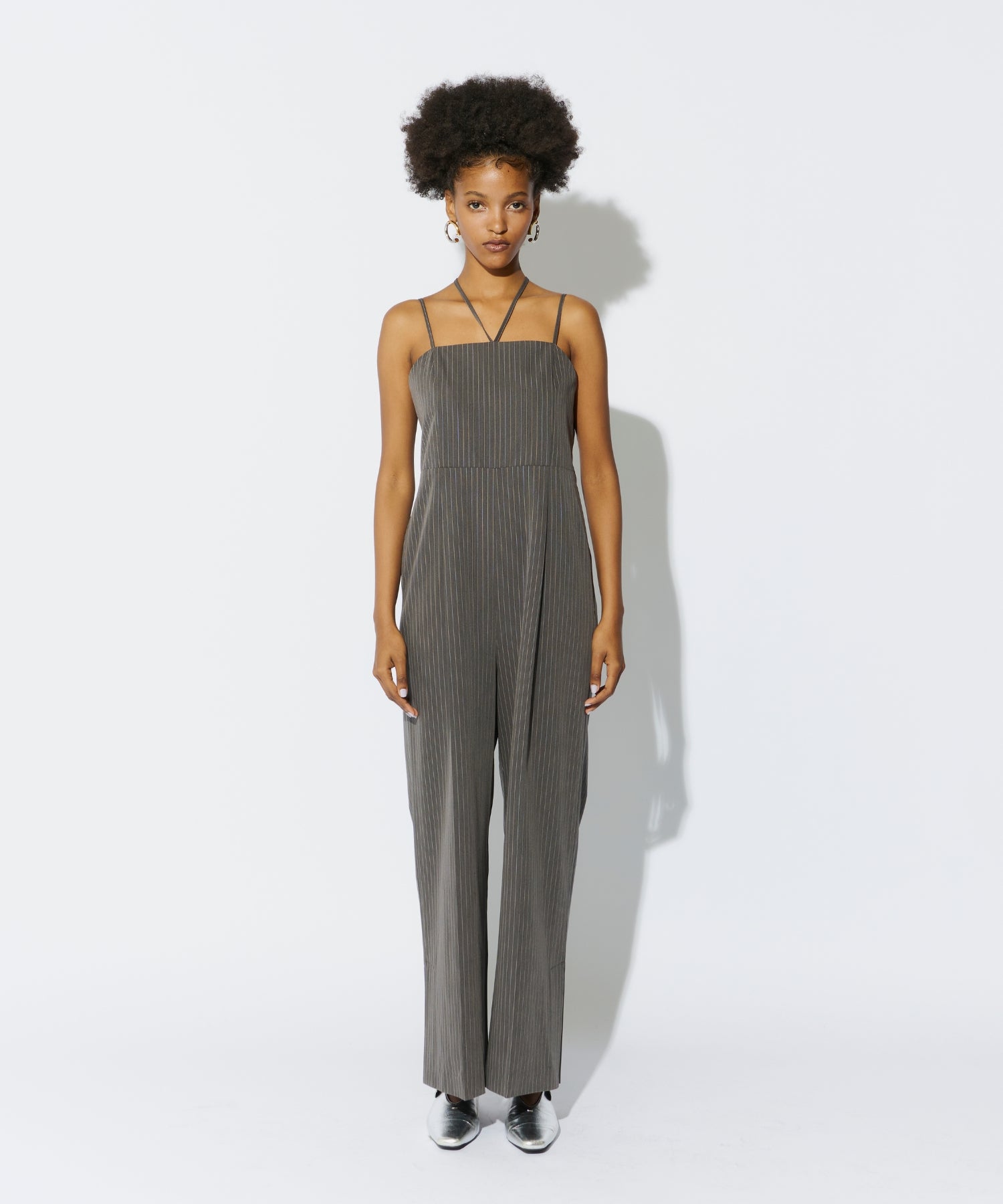 PINSTRIPE ALL IN ONE DRESS