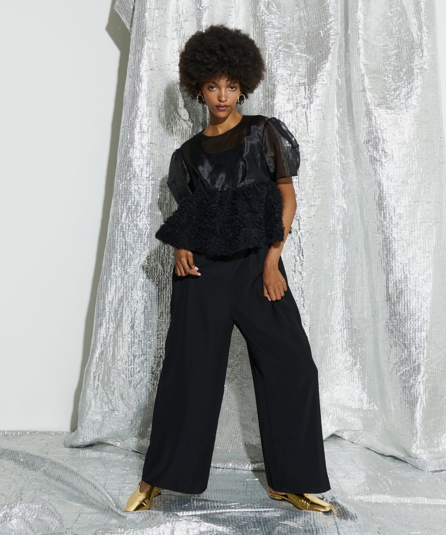 SWELL PEPLUM SET UP PANTS DRESS