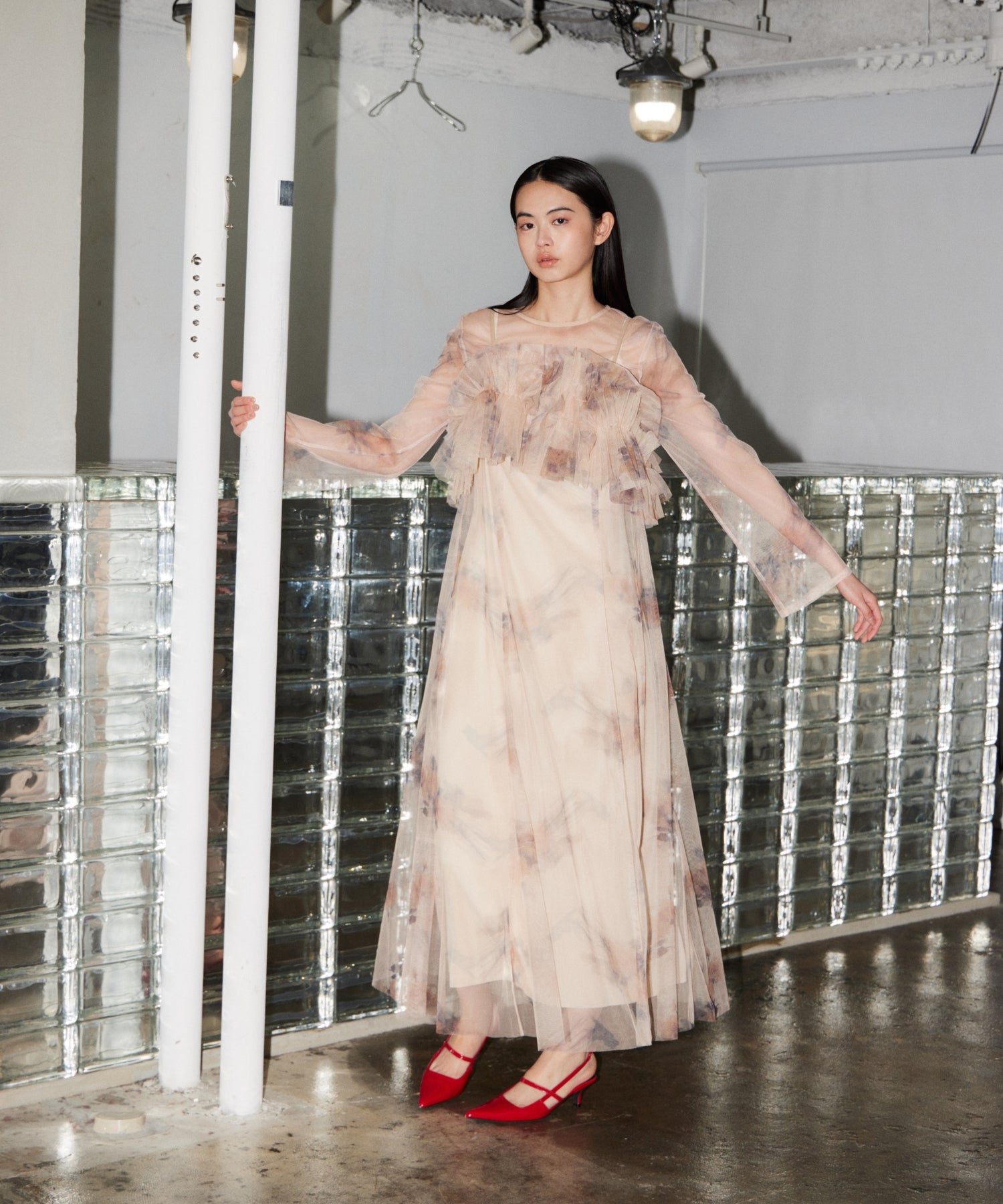 スーツ・フォーマル・ドレス multiway volume tulle dress MULTIWAY VOLUME TULLE DRESS