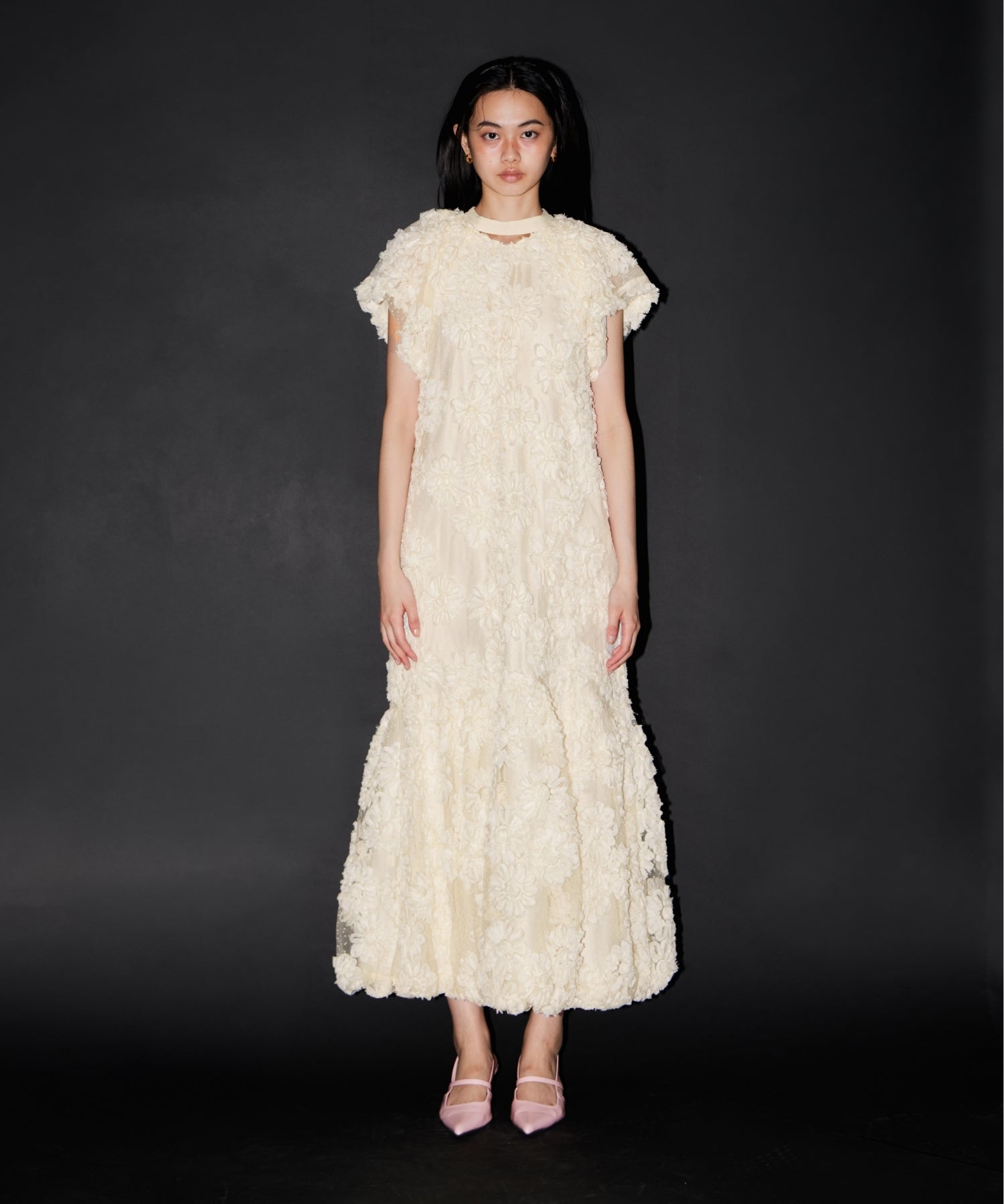 FLOWER BALLOON DRESS