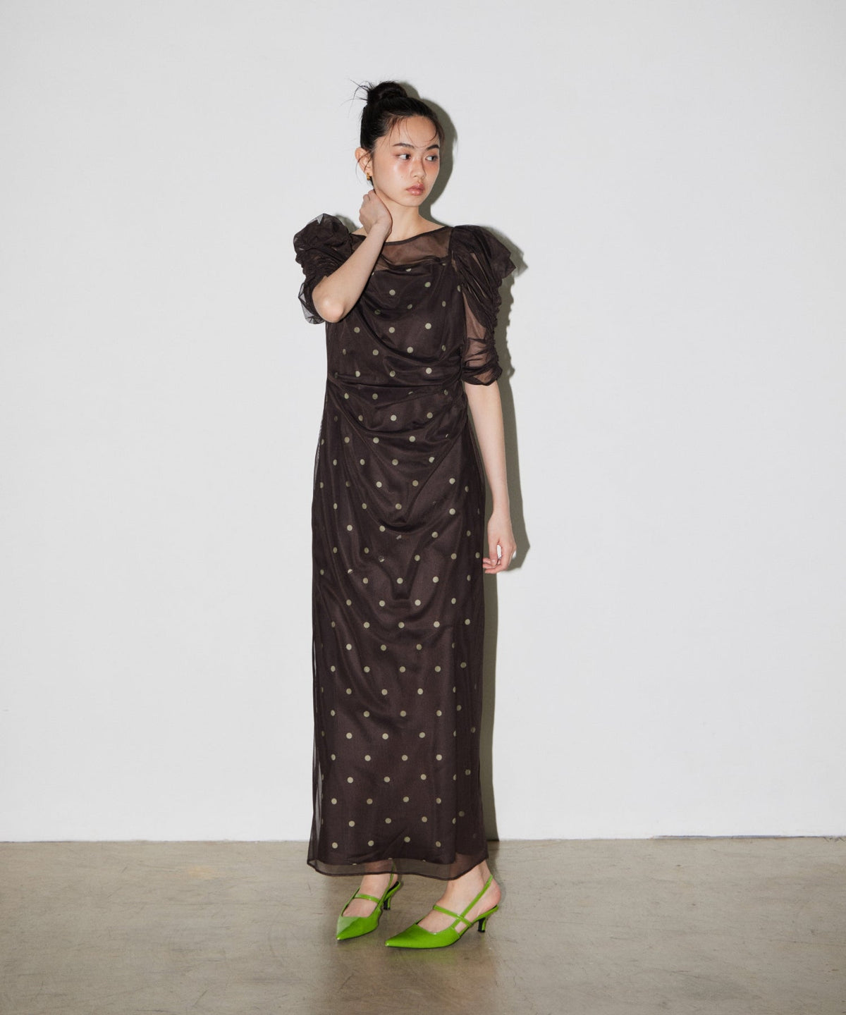 【POPUP】DOT LAYERED DRESS