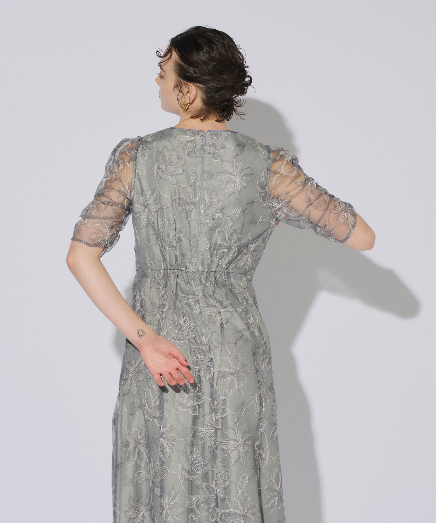 YOKE SLIT DRESS