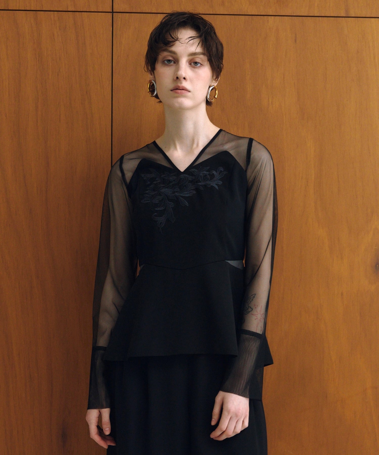 LACE PANEL ACCENT SETUP PANTS DRESS