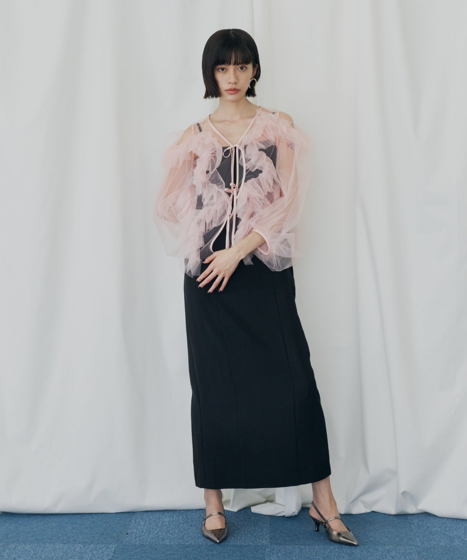 ZIGZAG TULLE DRESS