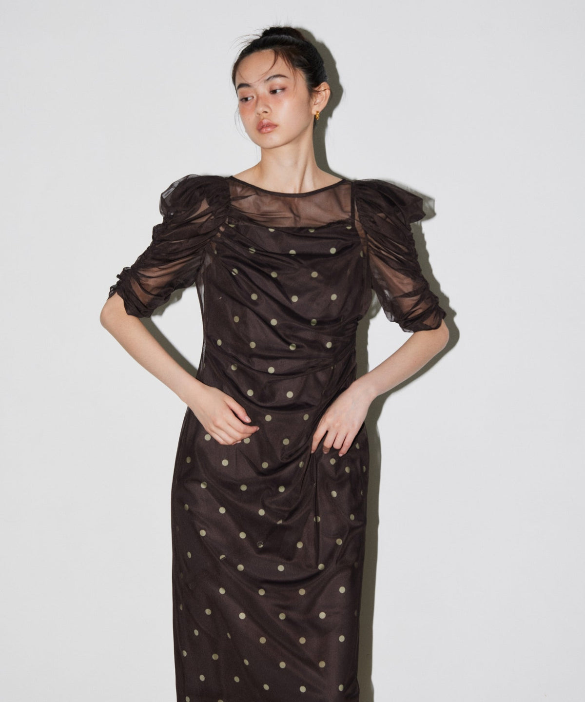 【POPUP】DOT LAYERED DRESS