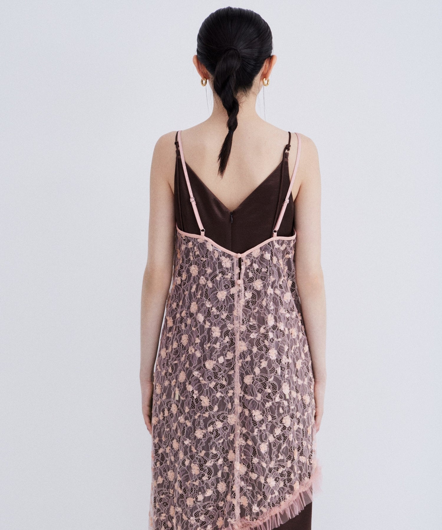 【POPUP】FLOWER SPANGLE CAMI DRESS
