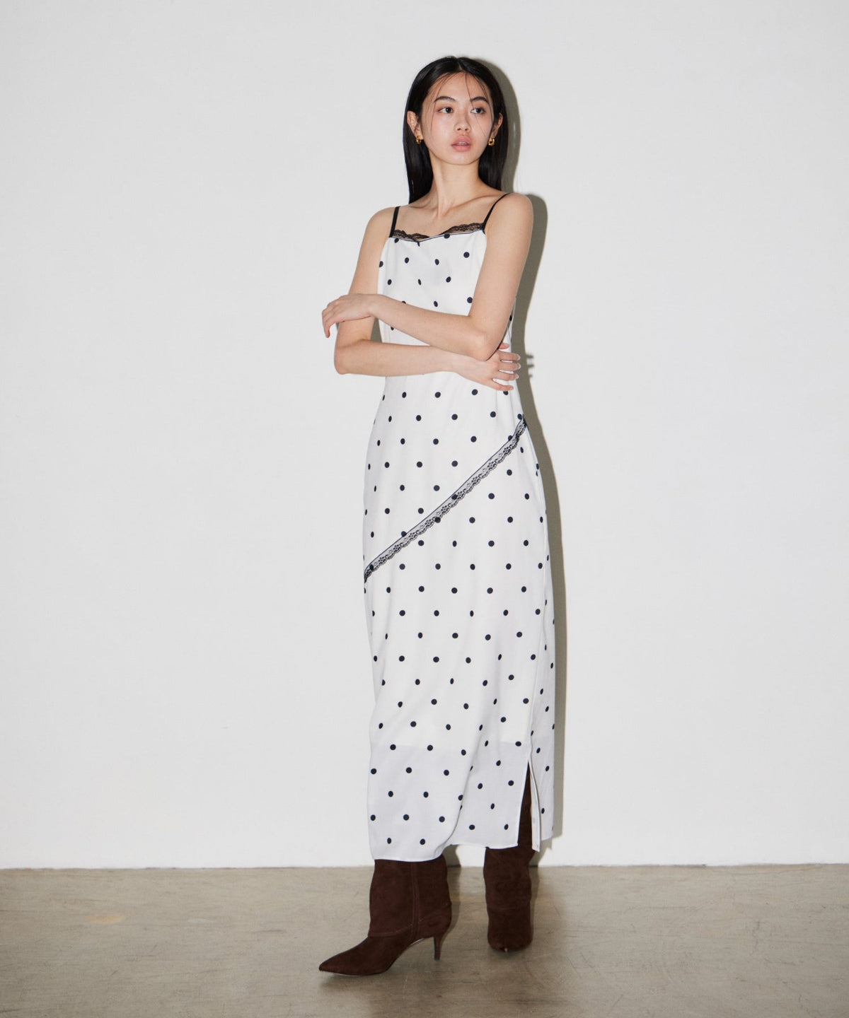 【POPUP】DOT LAYERED DRESS