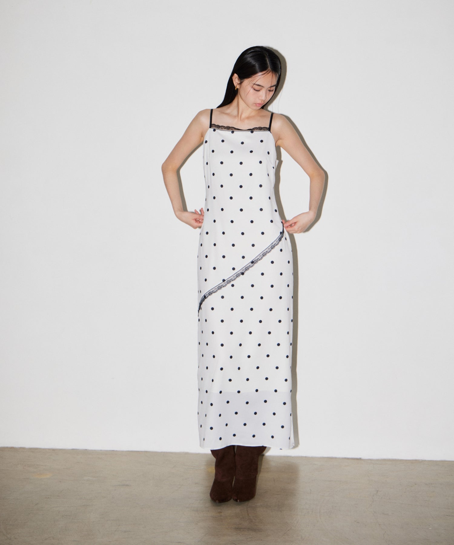 【POPUP】DOT LAYERED DRESS