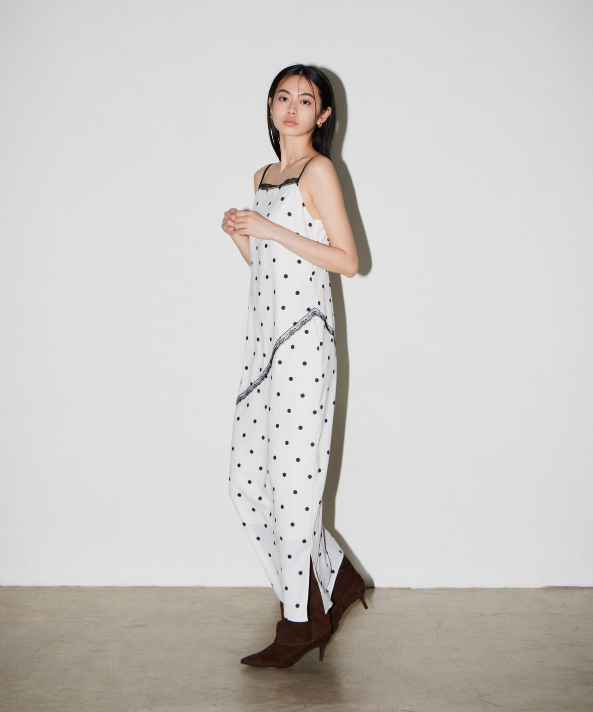 【POPUP】DOT LAYERED DRESS