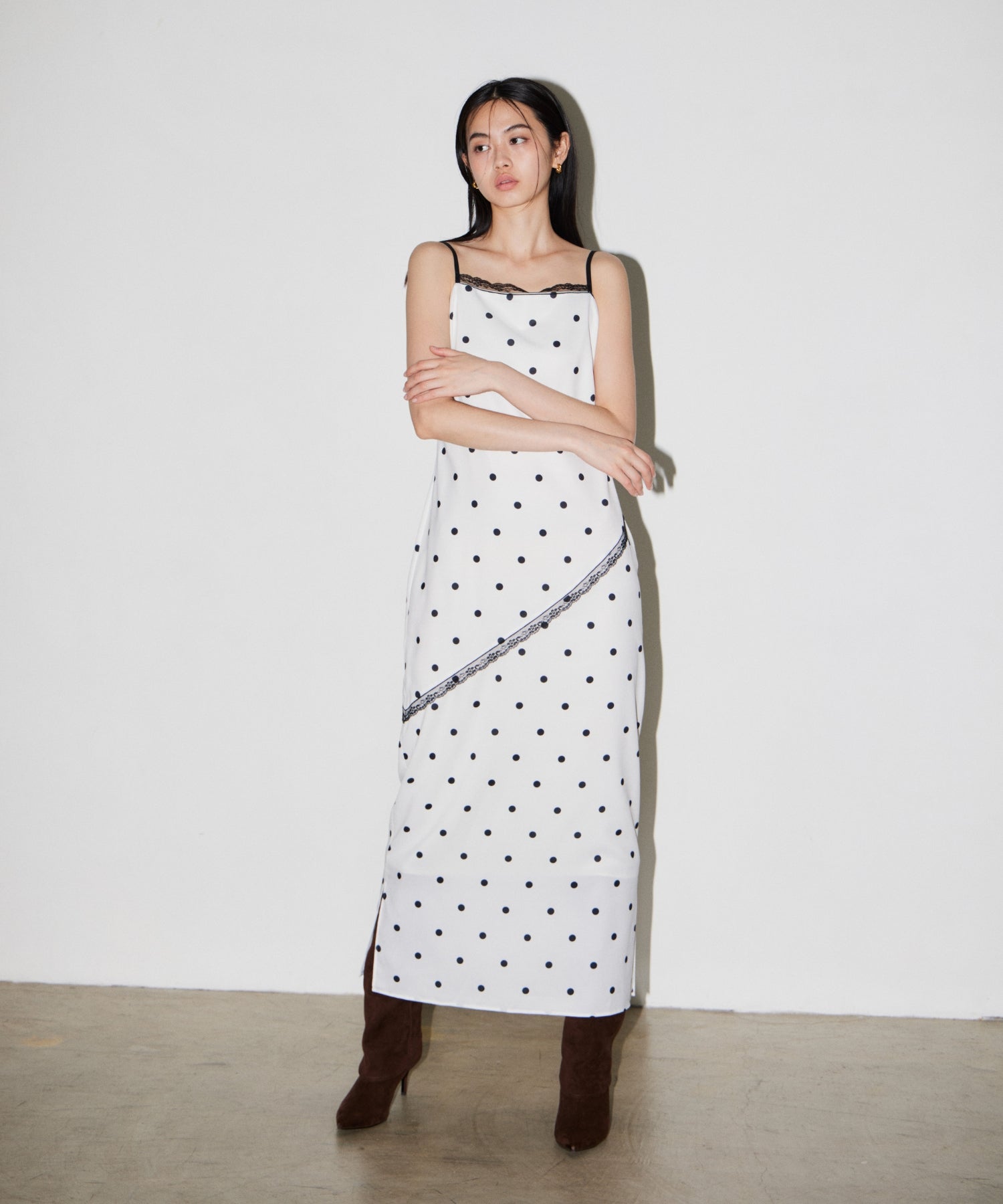 【POPUP】DOT LAYERED DRESS