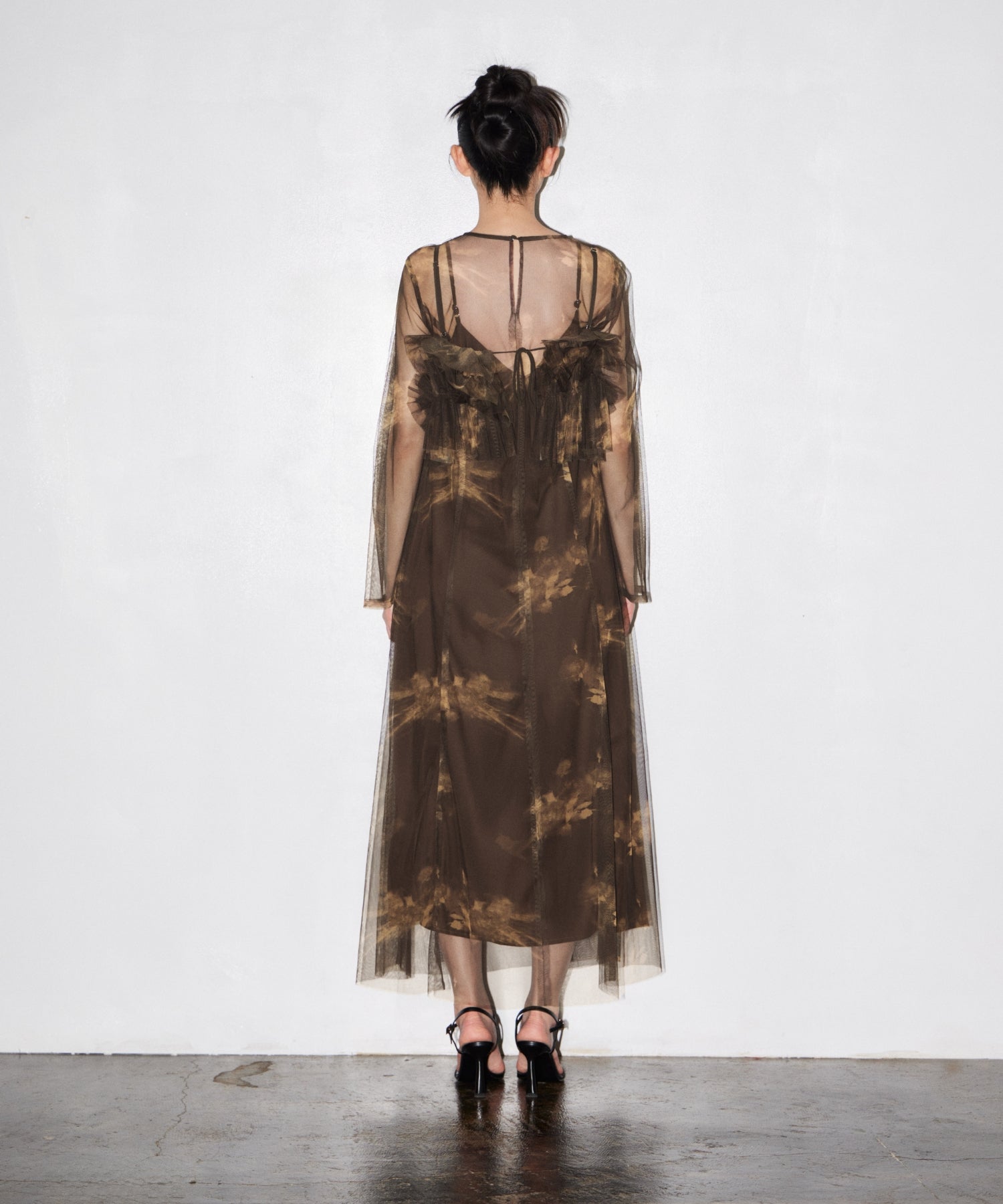 MULTIWAY VOLUME TULLE DRESS
