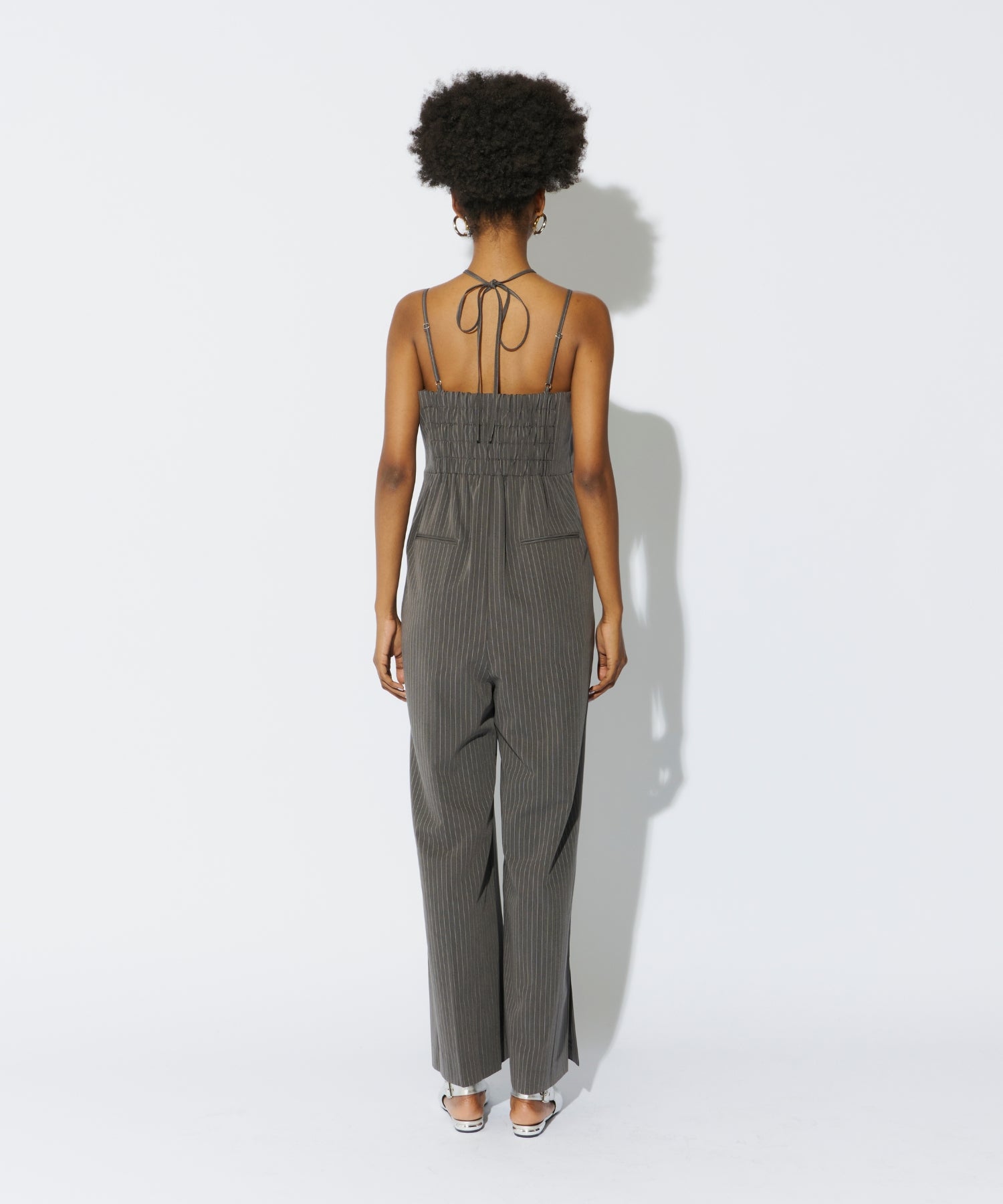 PINSTRIPE ALL IN ONE DRESS