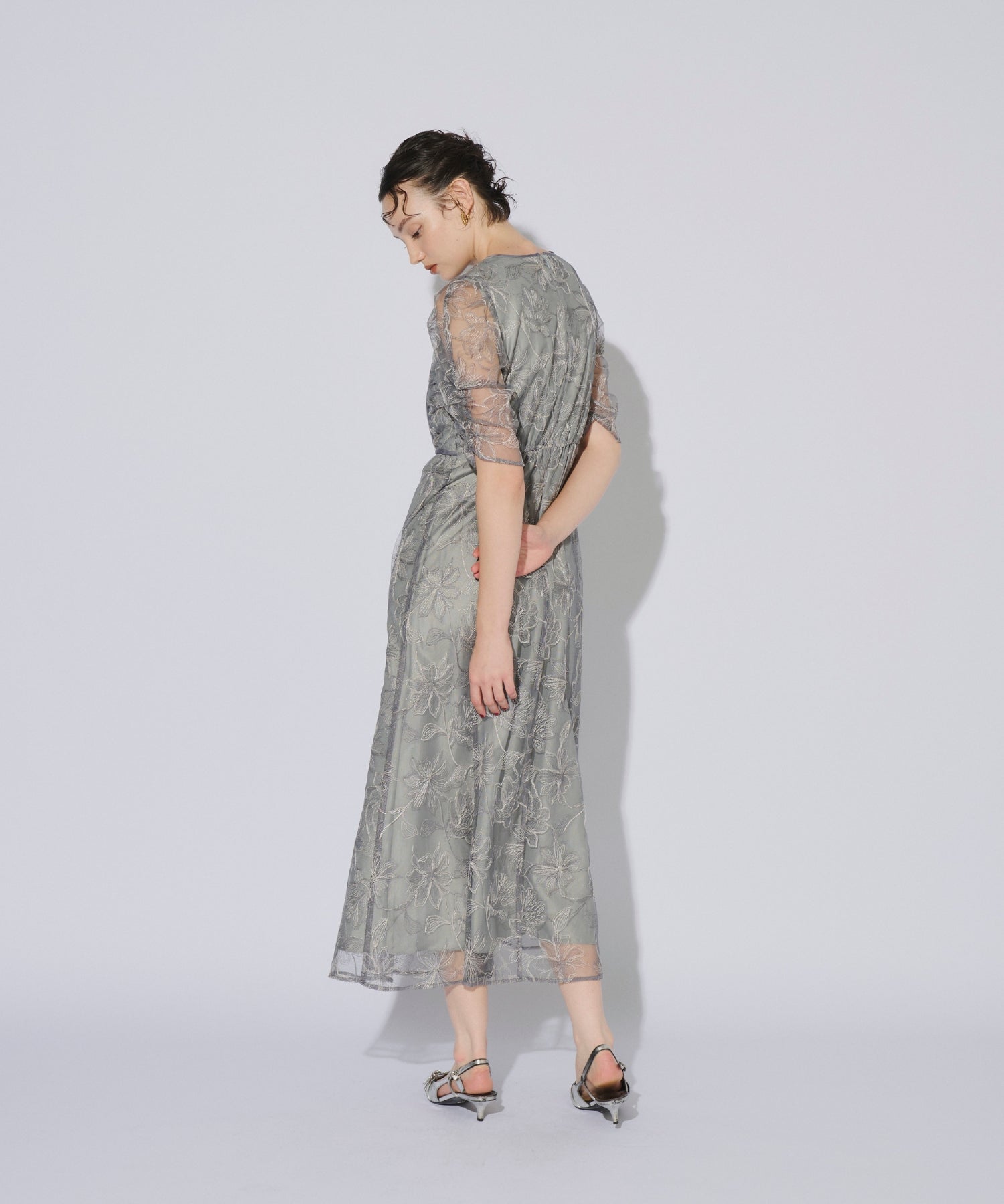 YOKE SLIT DRESS