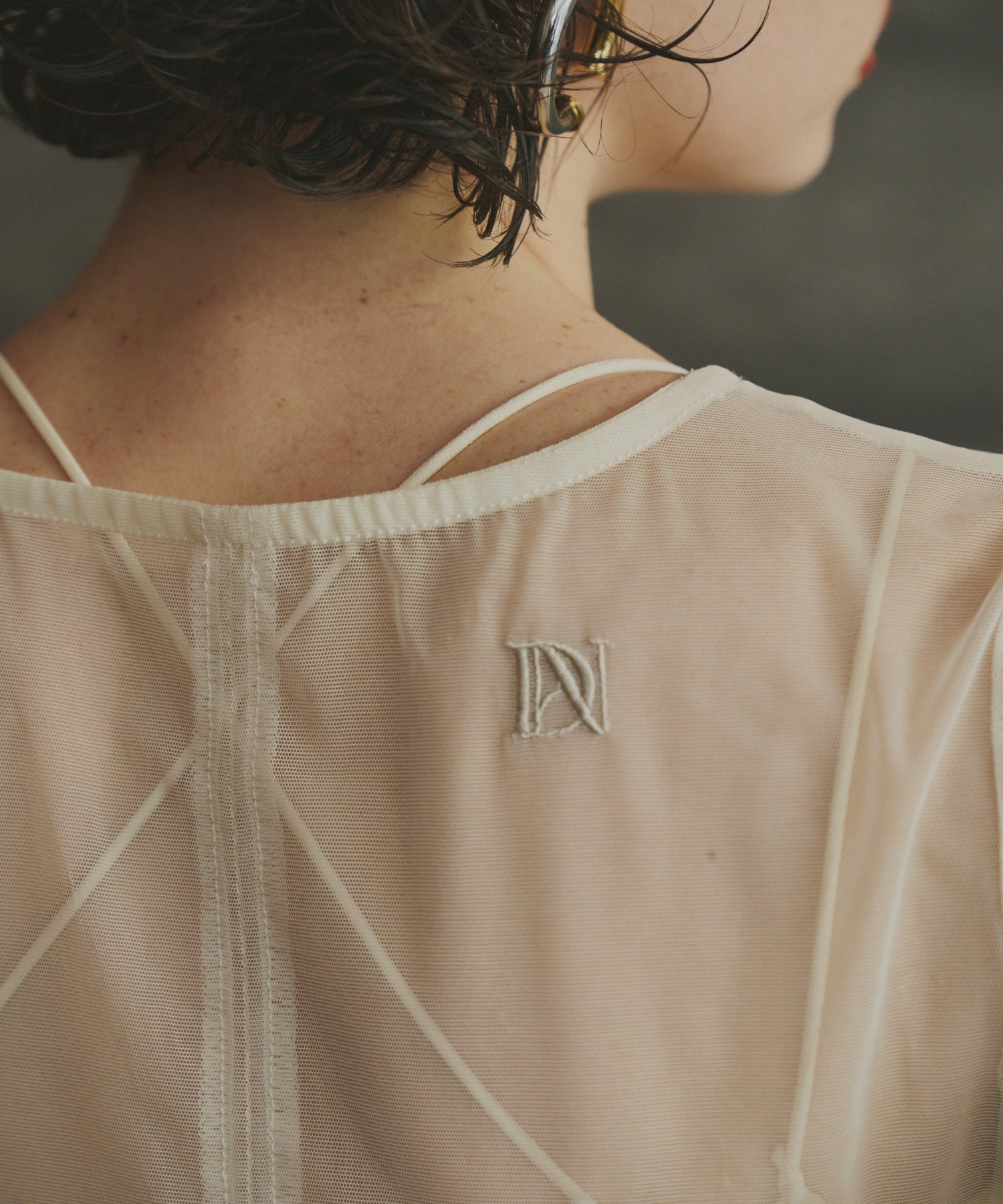 CORSET STYLE SHEER TOPS