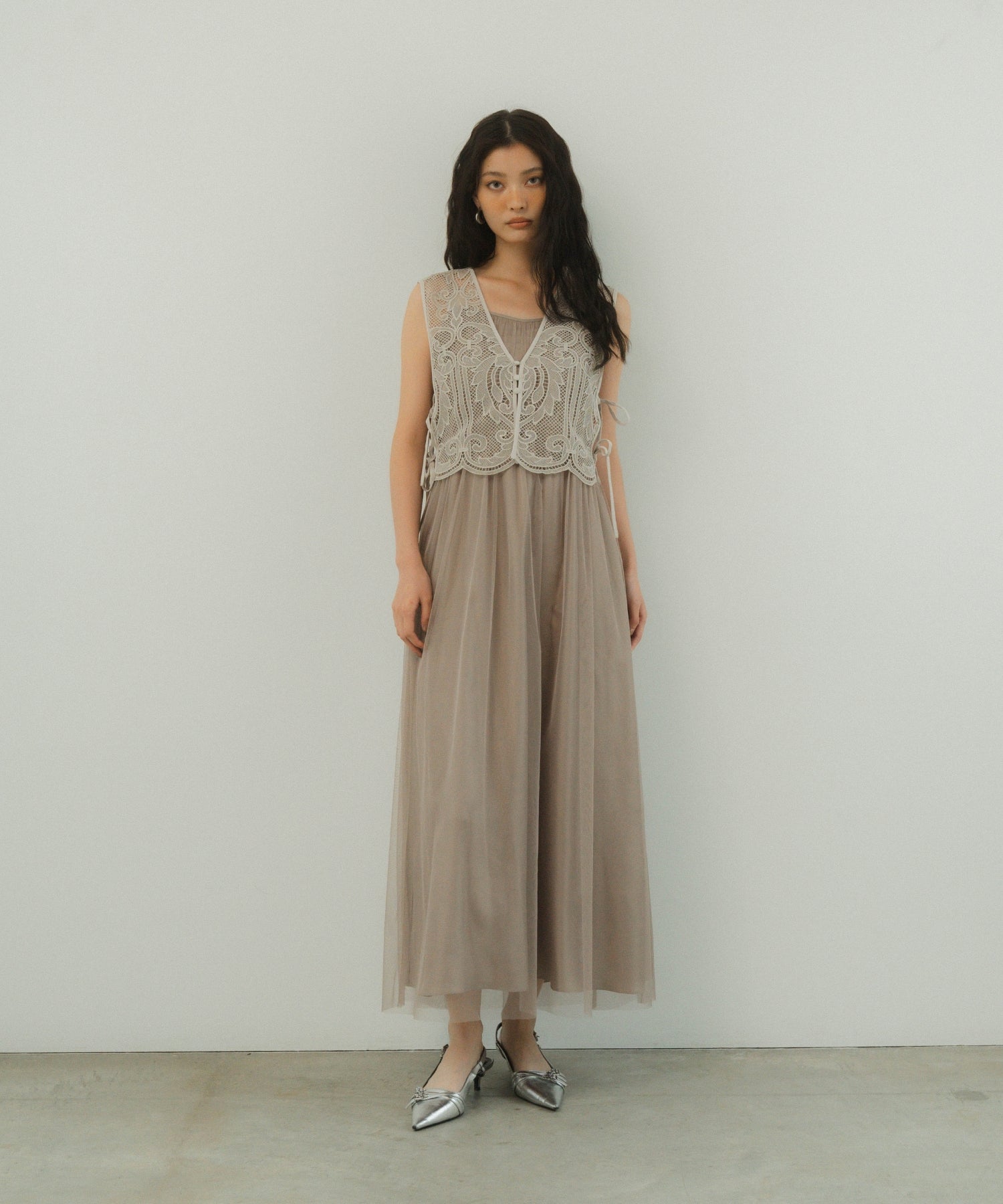 TULLE LAYERED DRESS