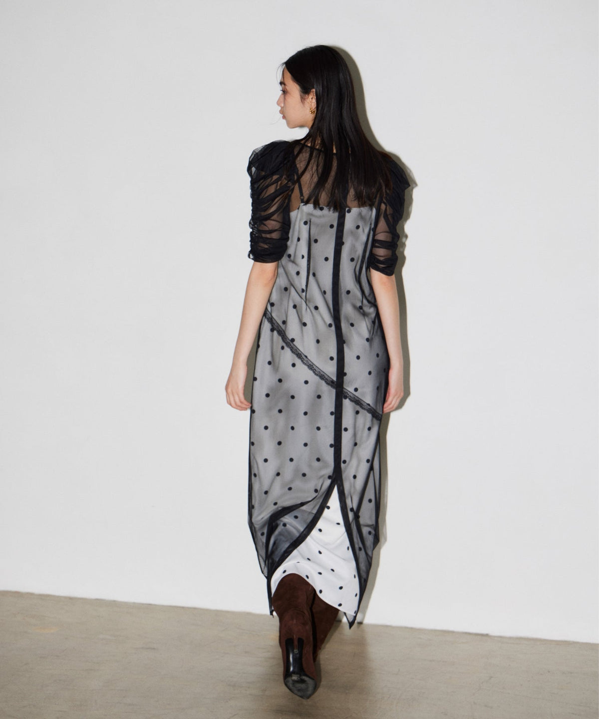 【POPUP】DOT LAYERED DRESS