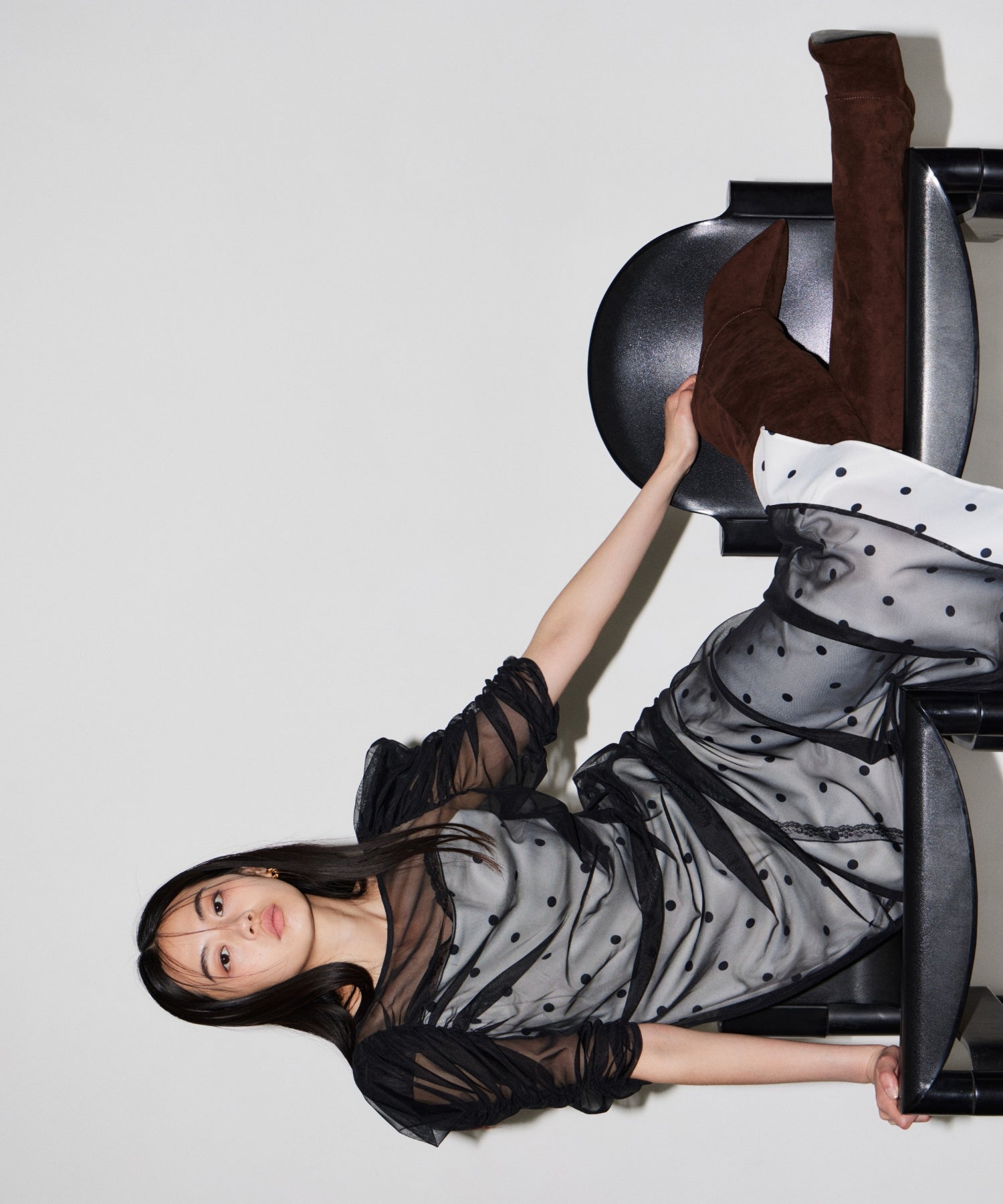 【POPUP】DOT LAYERED DRESS
