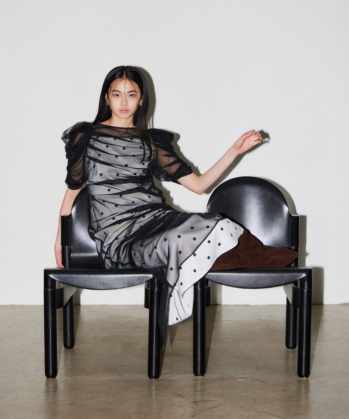 【POPUP】DOT LAYERED DRESS