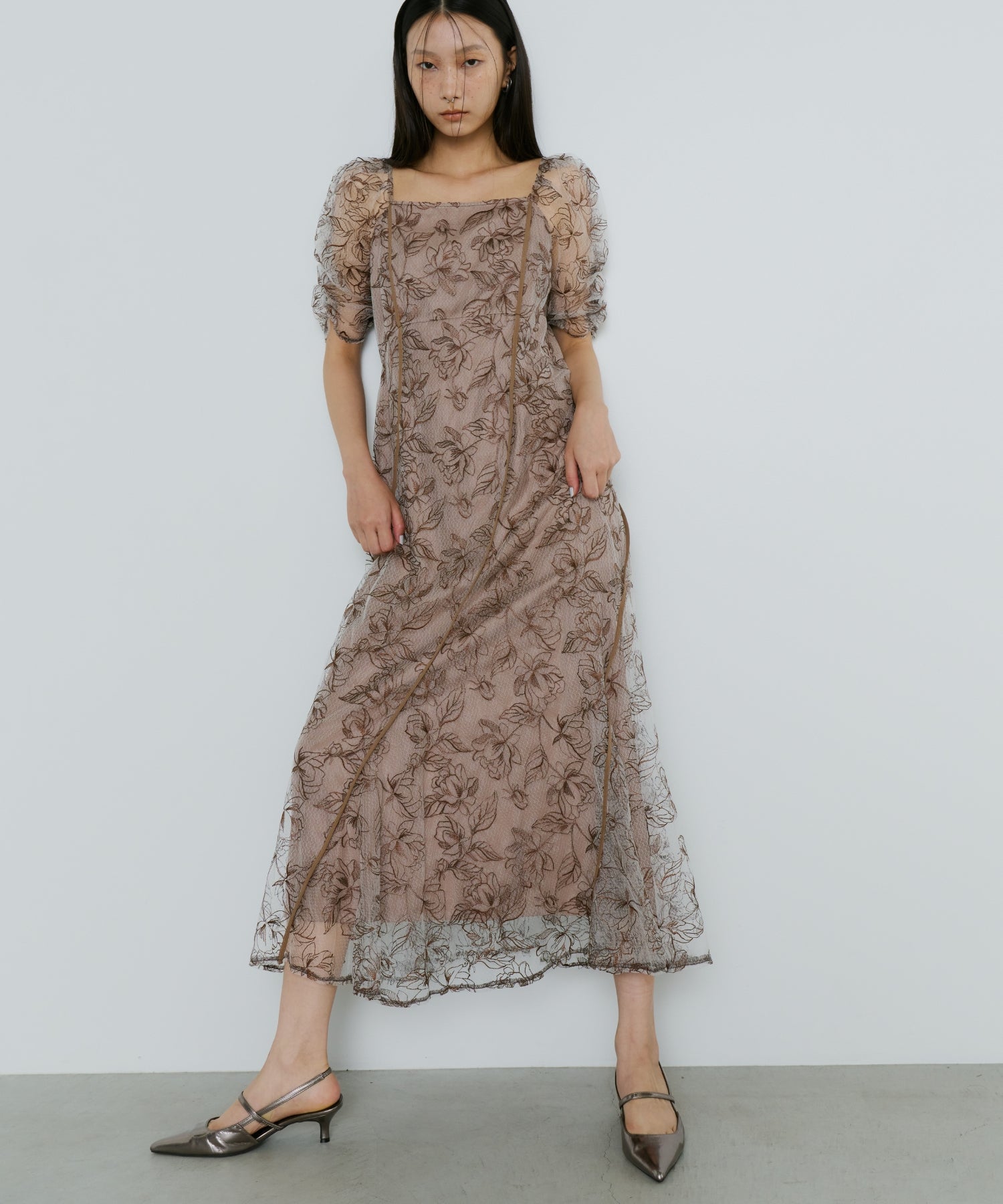 WAVE PIPING FRARE DRESS