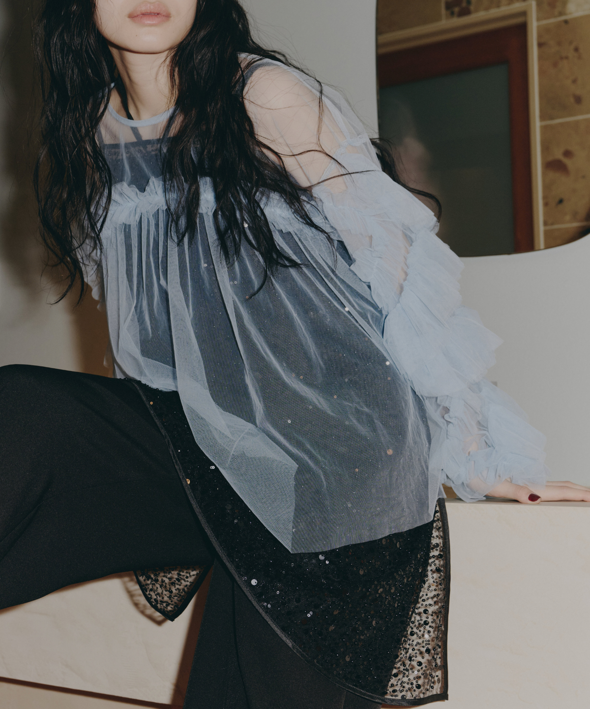 DECORATIVE TULLE TOPS DECORATIVE TULLE TOPS