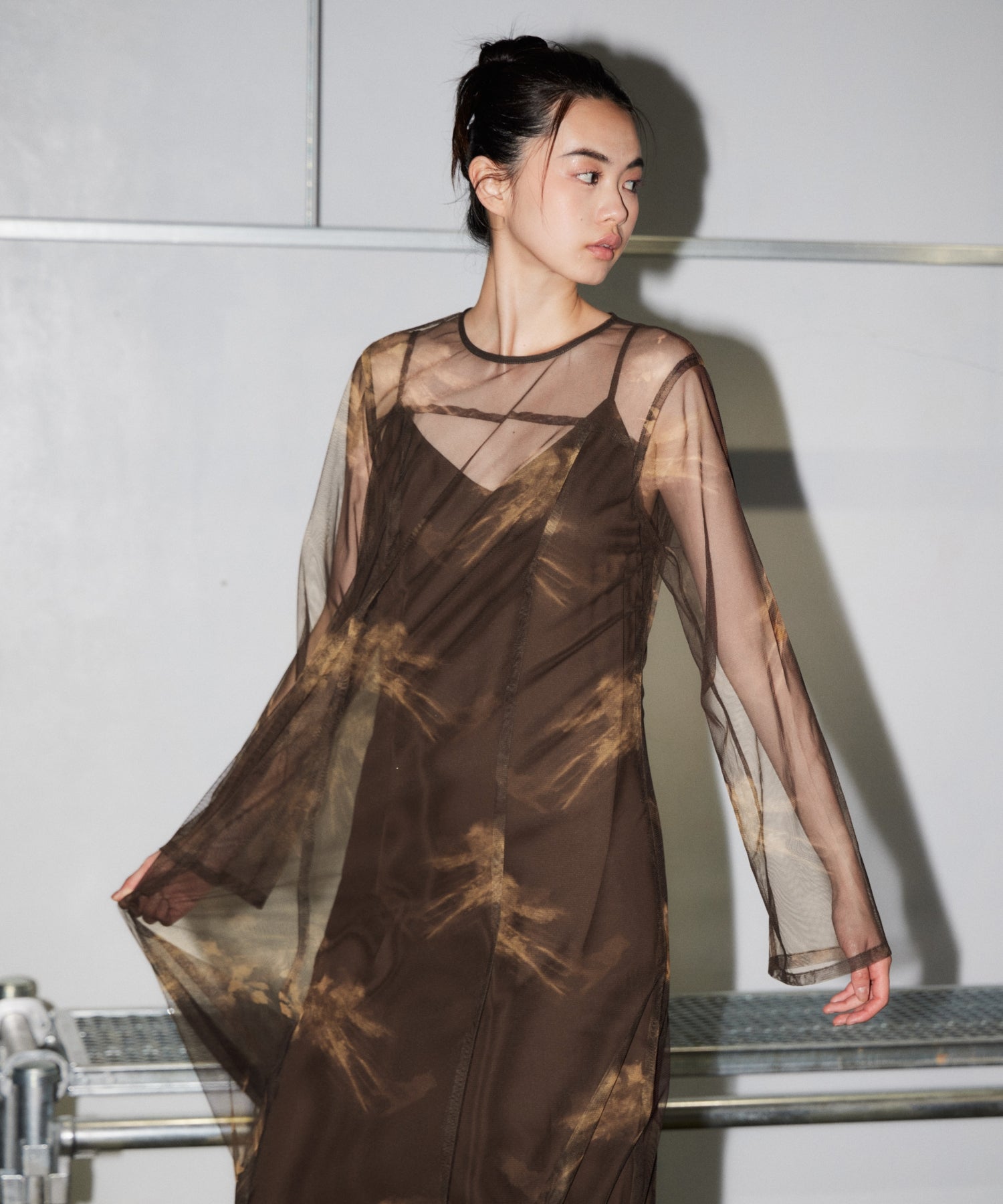 MULTIWAY VOLUME TULLE DRESS
